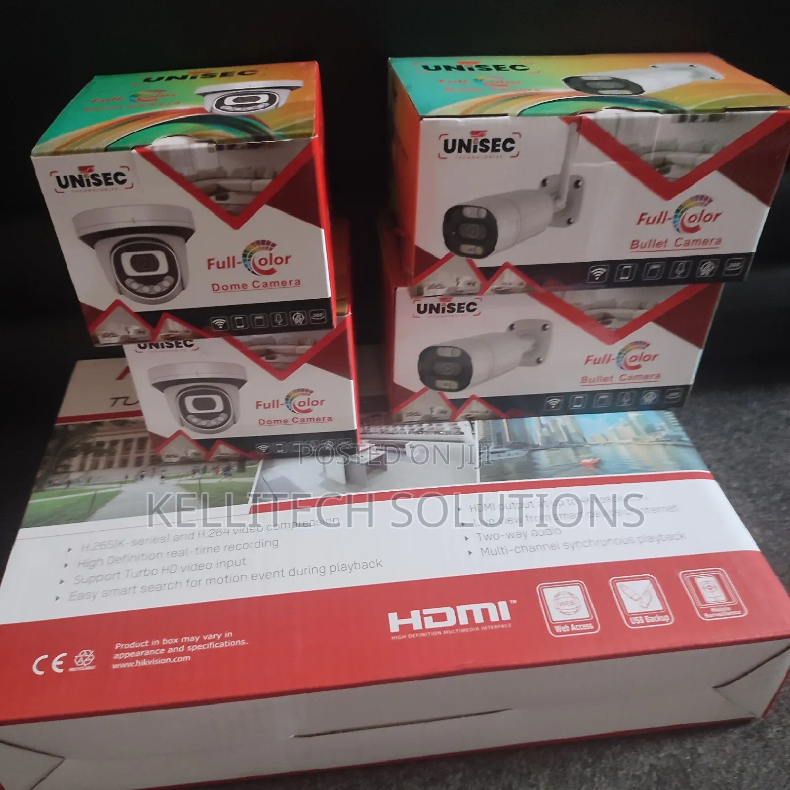 4-Channel Hikvision DVR Kits. Full Colour With Audio