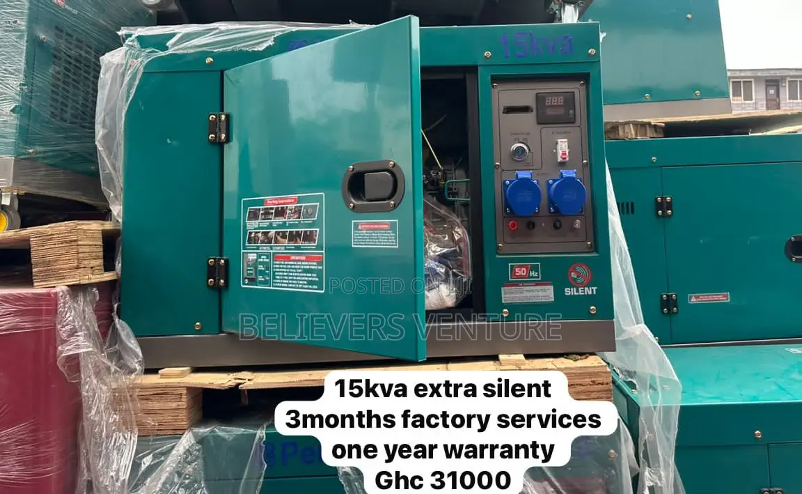 UK Made Perkins Generator Silent Diesel 15kw 16500W Geneset