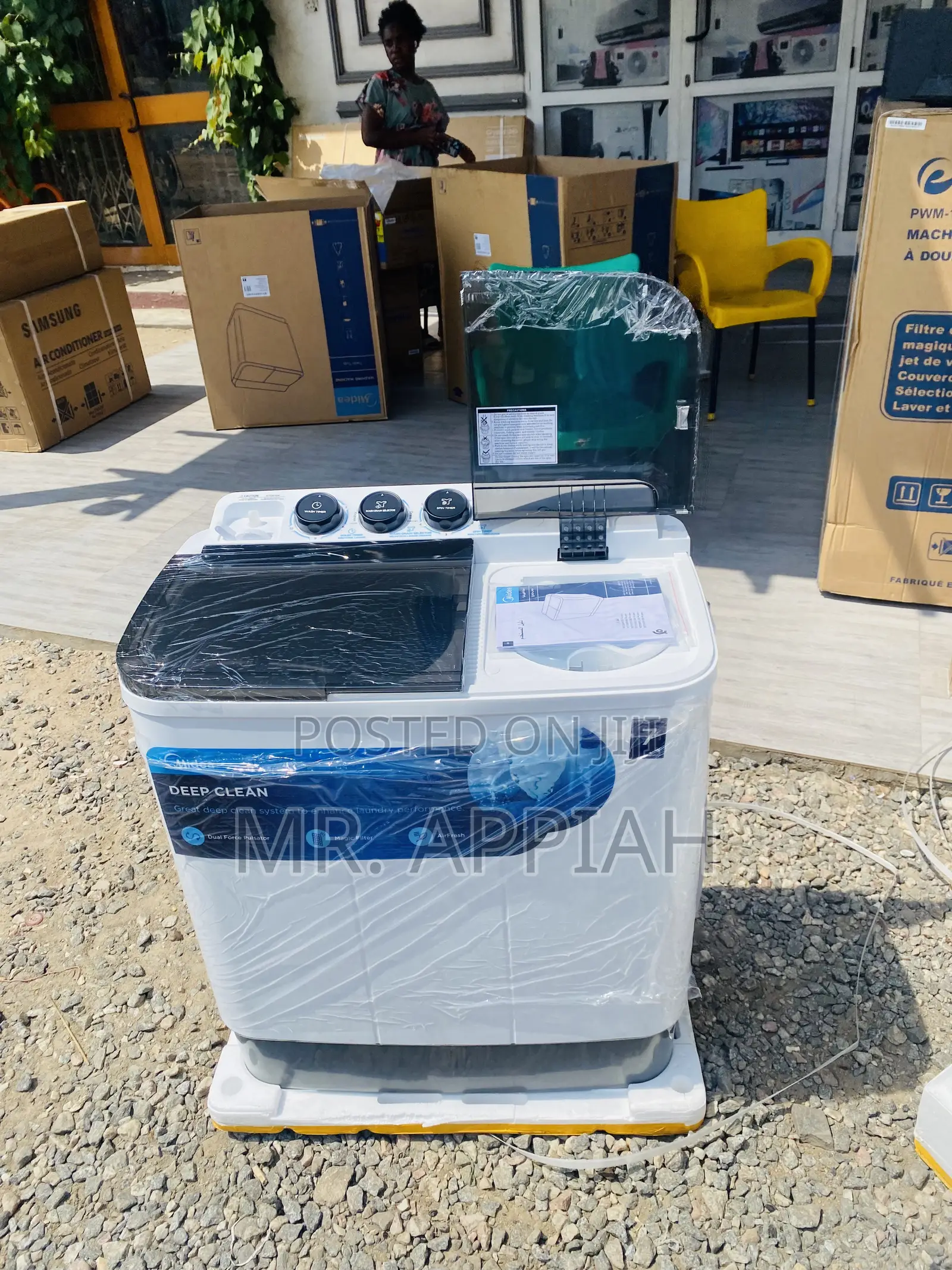 Shop Midea 7kg Electric Washing Machine With Spin/Dry.