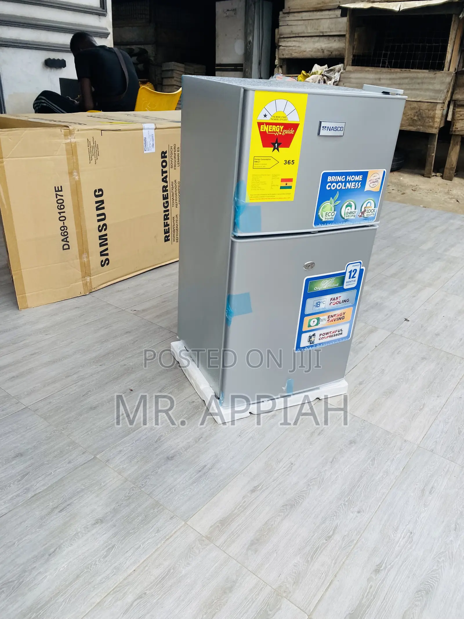 Purchase Nasco 2 Door Electric Table Top Fridge(Gray).