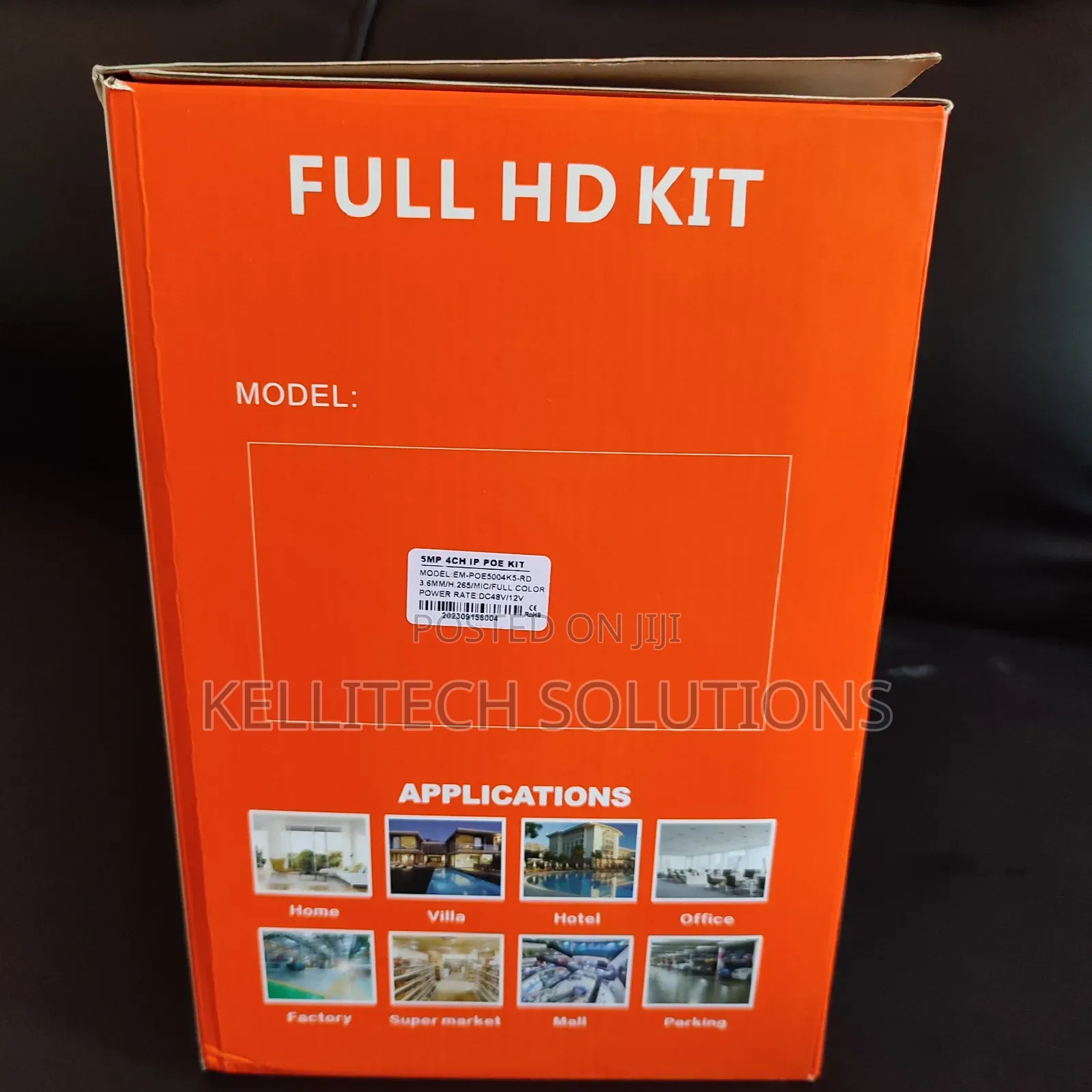 4-Channel IP Poe CCTV Camera Kits