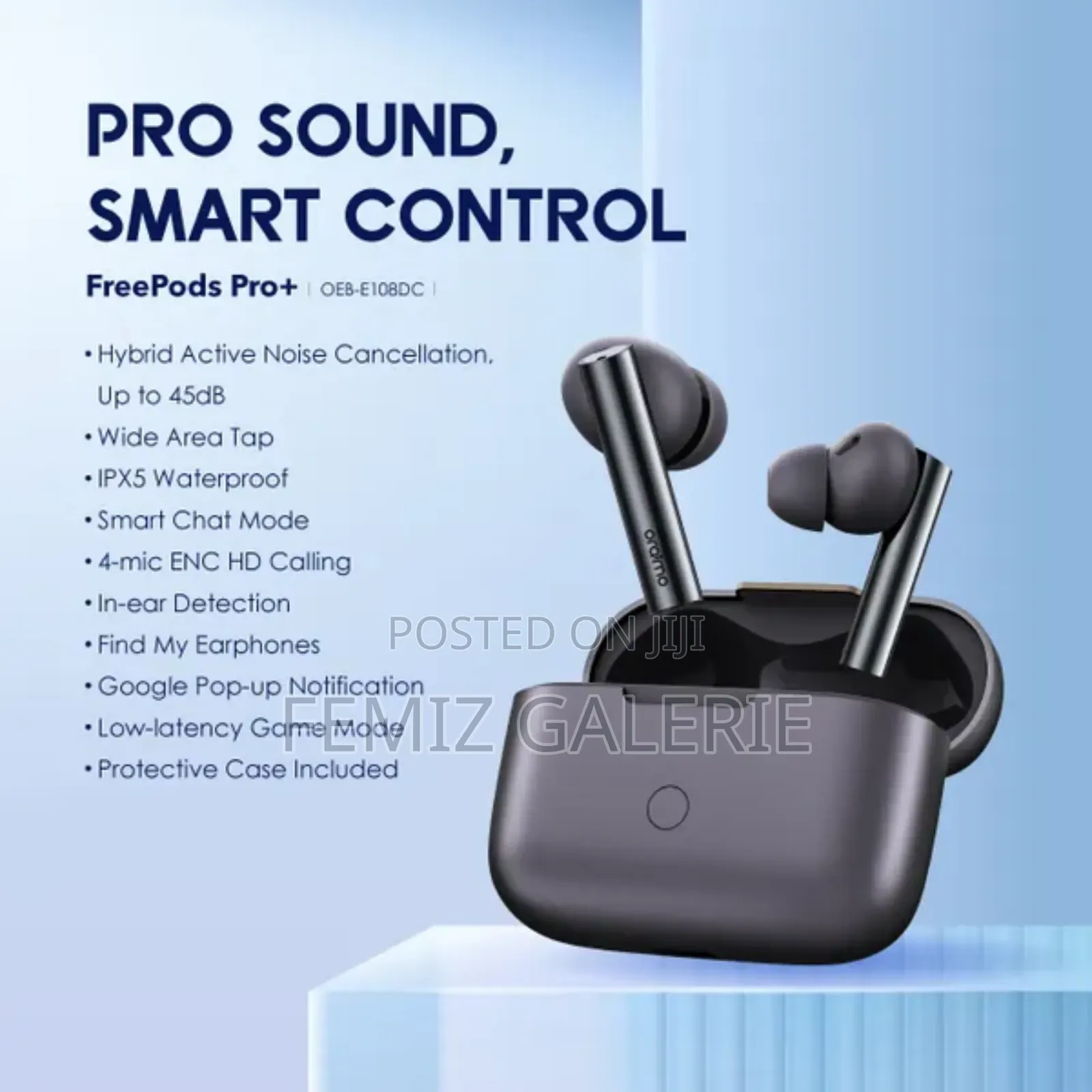 Oraimo Freepods Pro+ Hybrid ANC True Wireless Earbuds