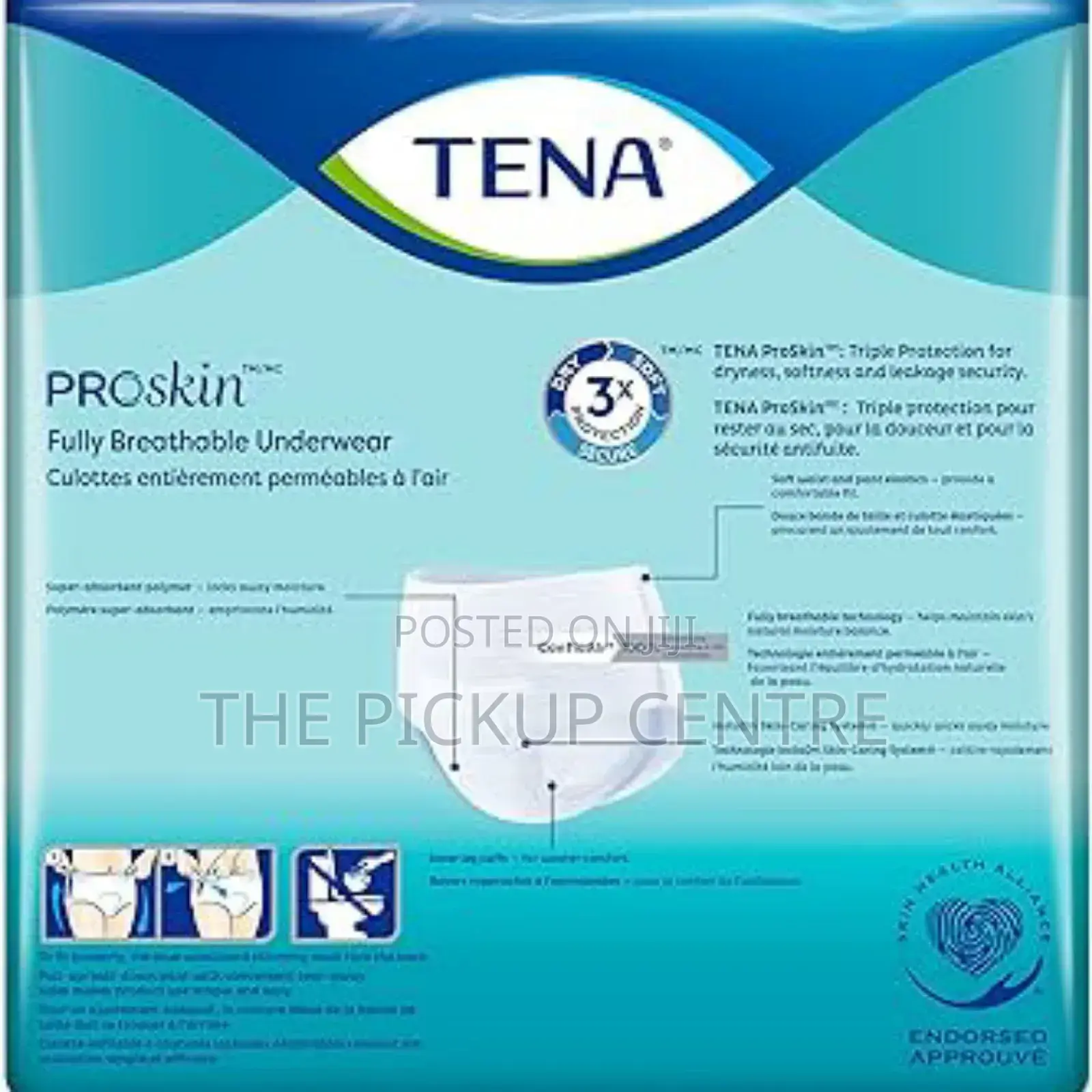 Tena Proskintm Fully Breathable Briefs(Adult Diapers) 40 PCS