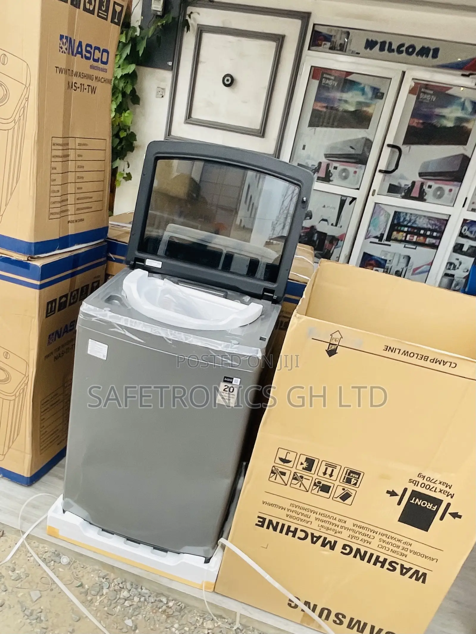 Original Full Automatic 16kg Topload (Gray) Samsung Washer