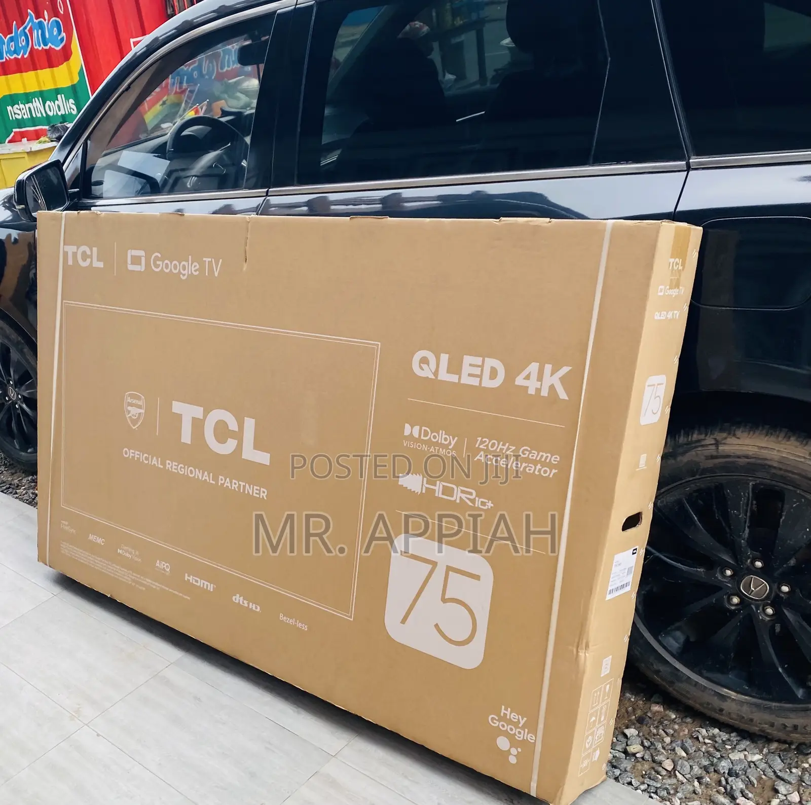 Unique TCL 75-C645 Qled Uhd Smart Android(75”)Black.