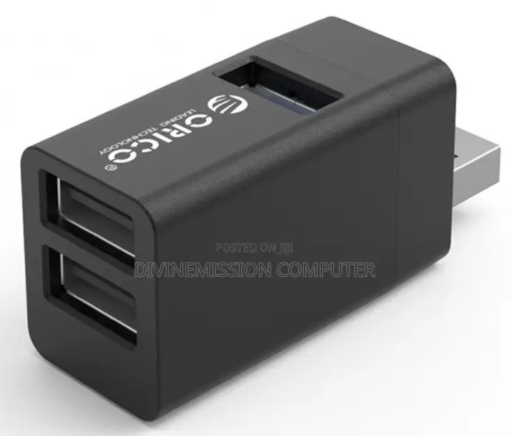 Orico Mini Usb 3 in 1 Hub,Original. 3.0, Original Usb Hub