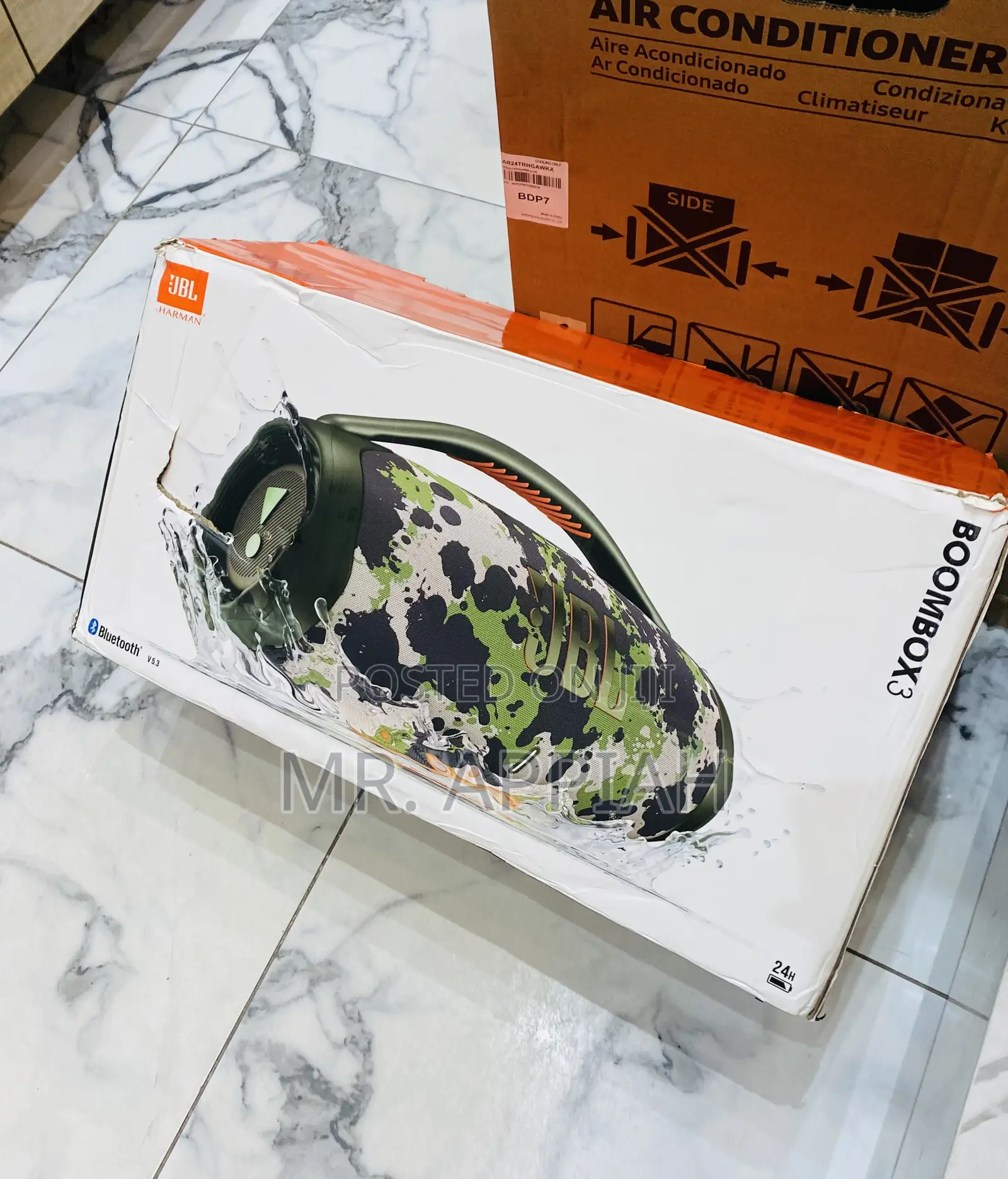 Authentic JBL Boombox 3 Wireless Waterproof Speaker(5 W).
