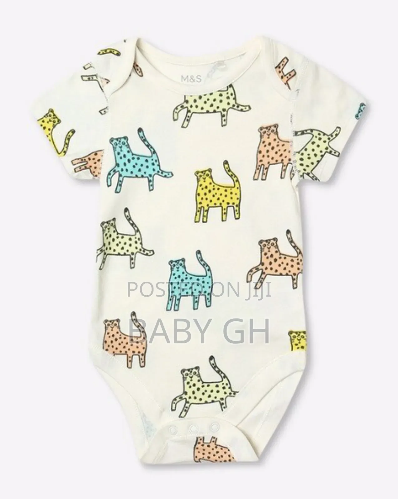 Marks and Spencer Responsibly Sourced Cotton 3pk Sleepsuits
