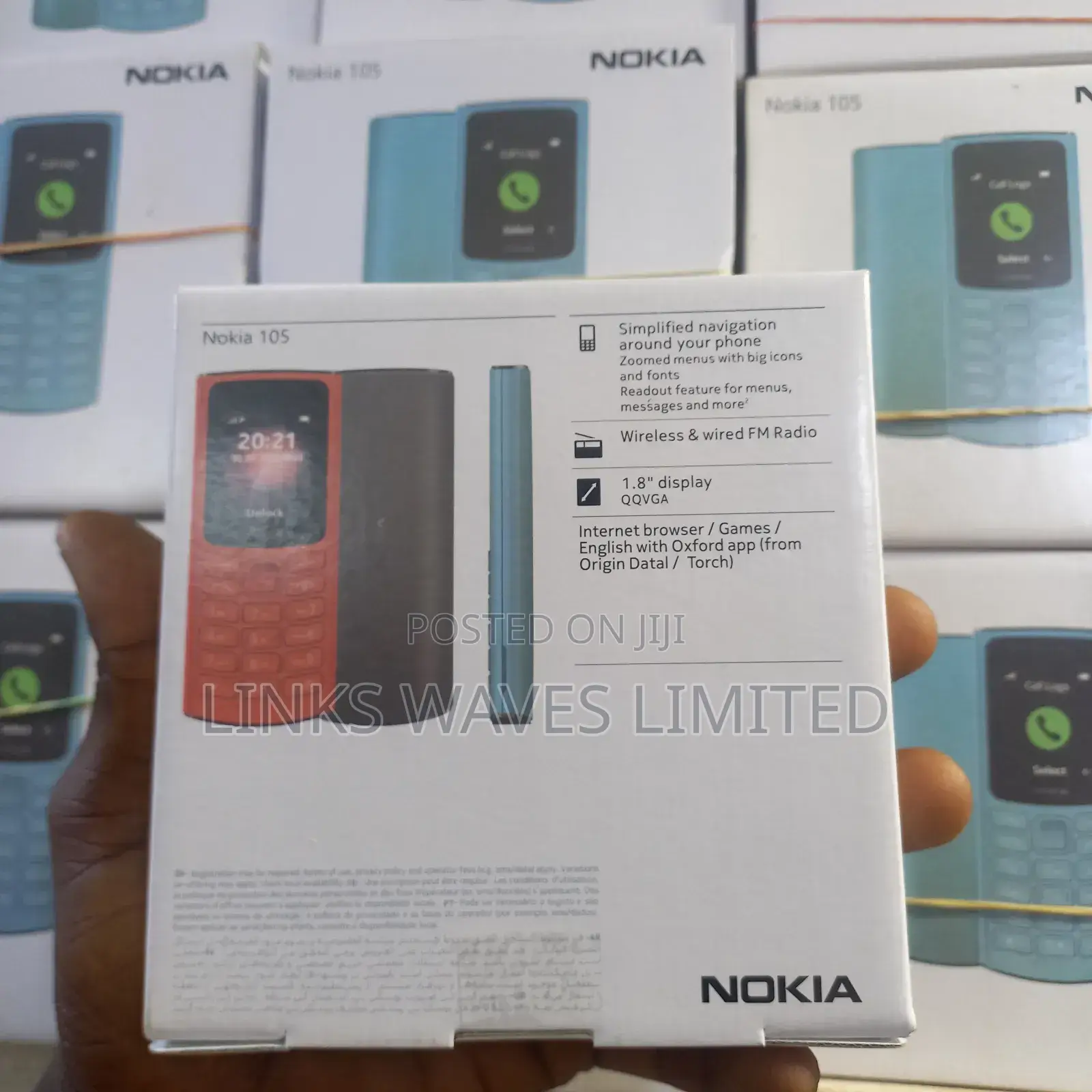 New Nokia 105 Black