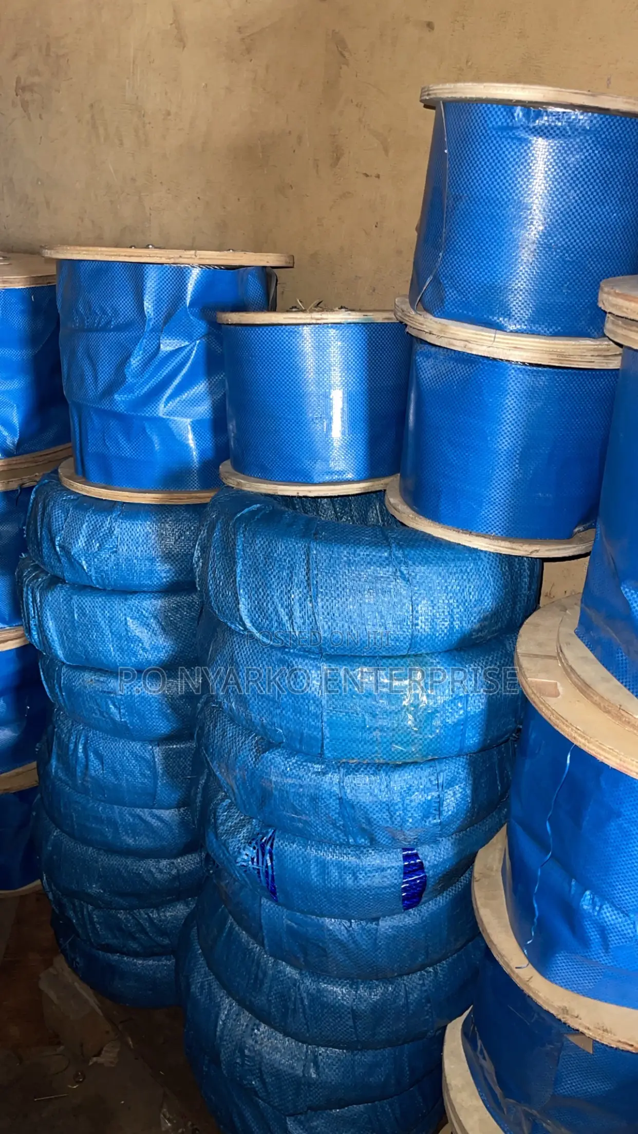 Blue Coated 8mm Galvanized Wire Rope