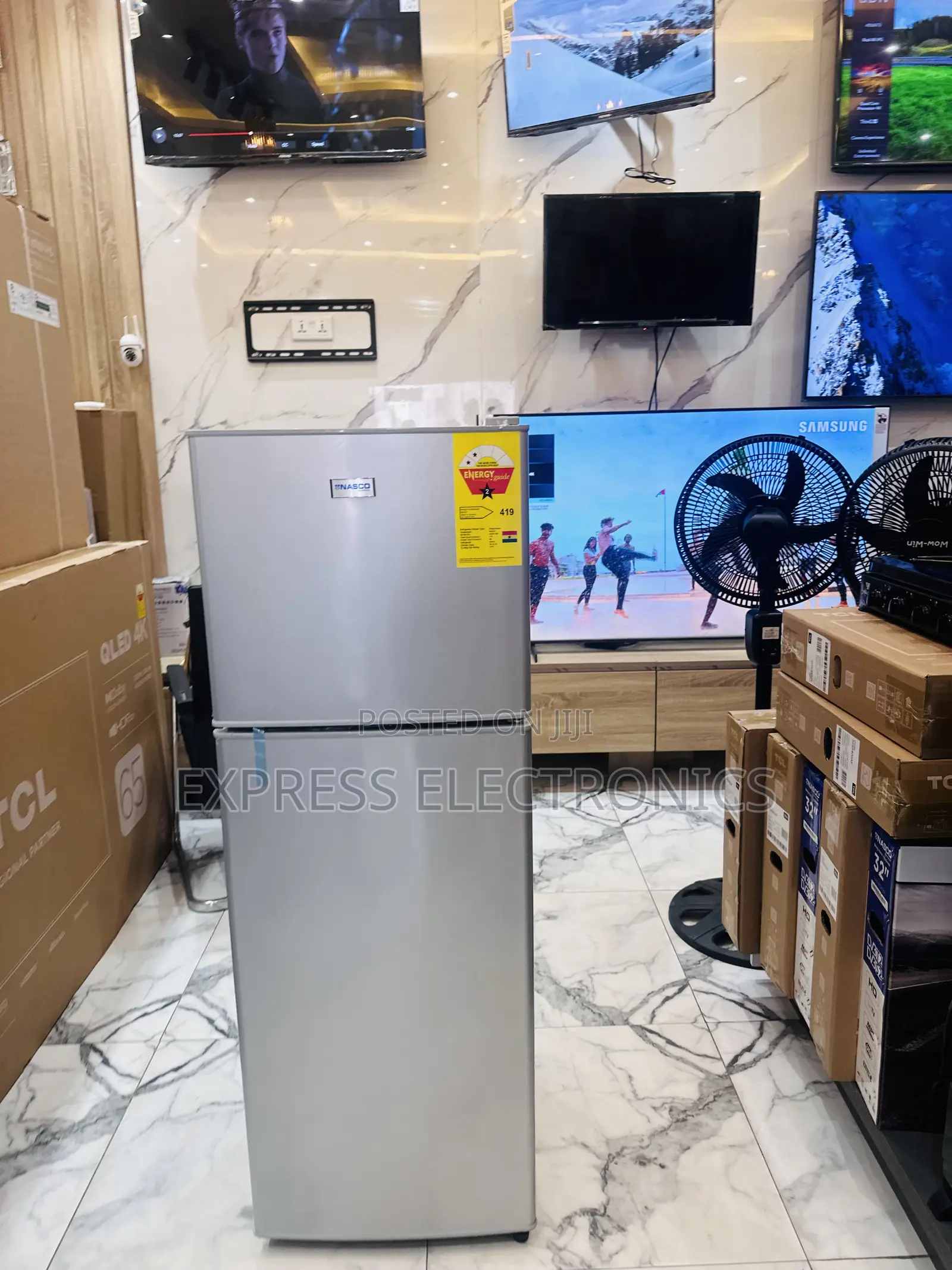 Nasd-18fl Double Door Fridge Nasco. ___