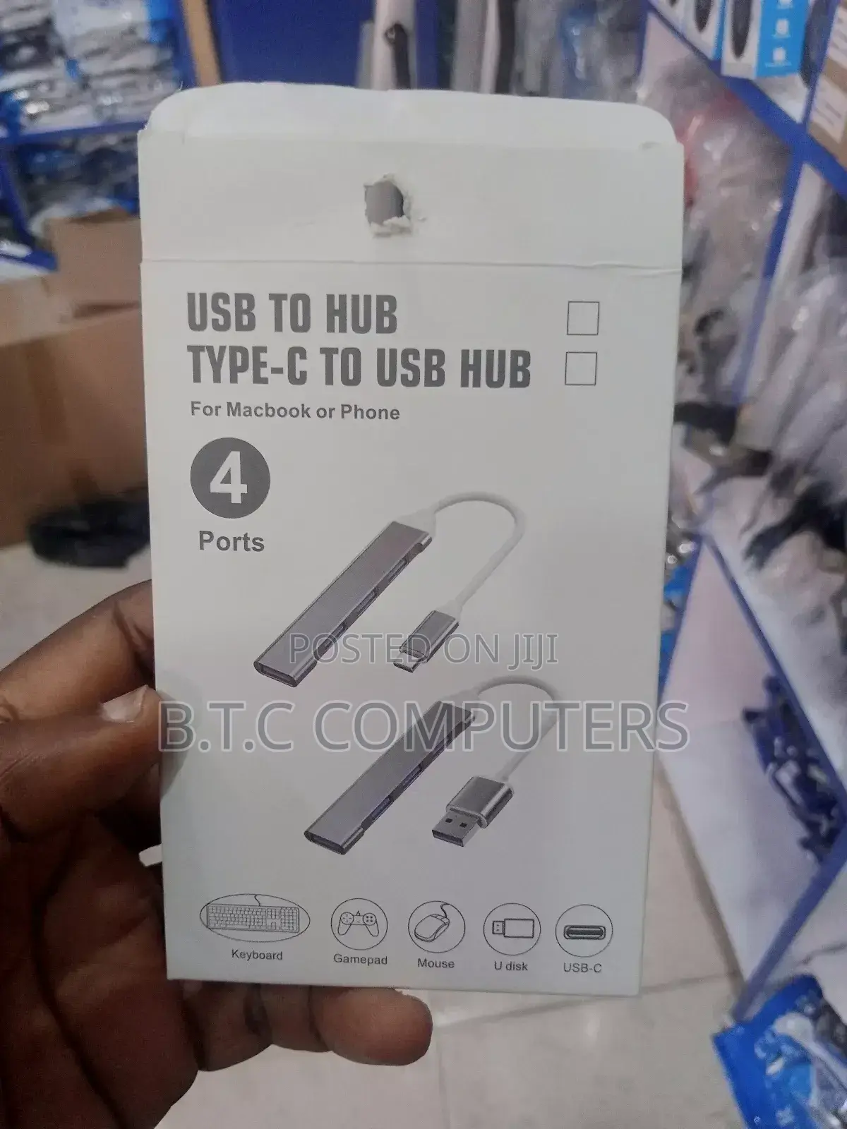 Type C to USB Hub and USB to Hub