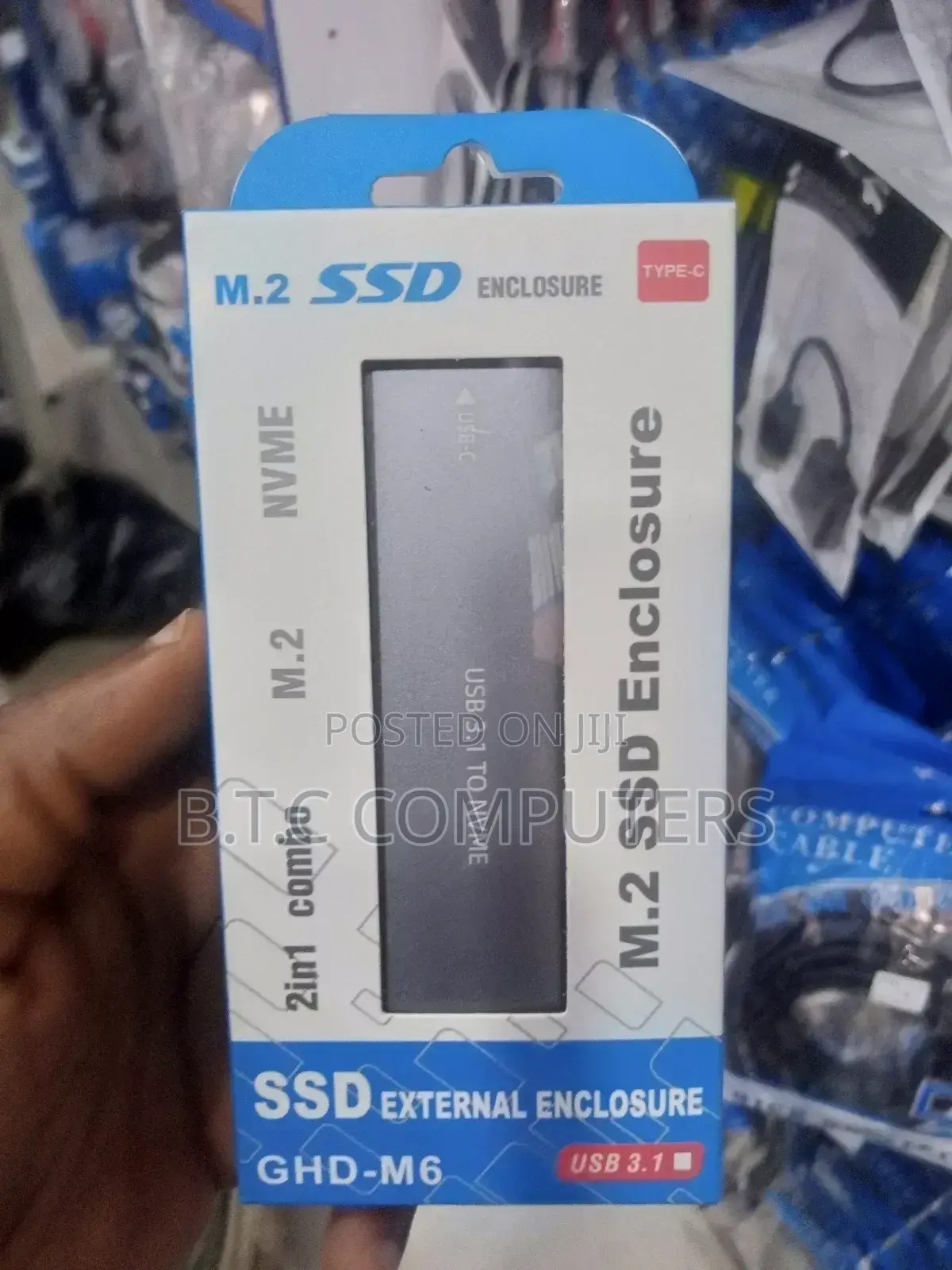 SSD External Case 2in1 M.2 and Mvme