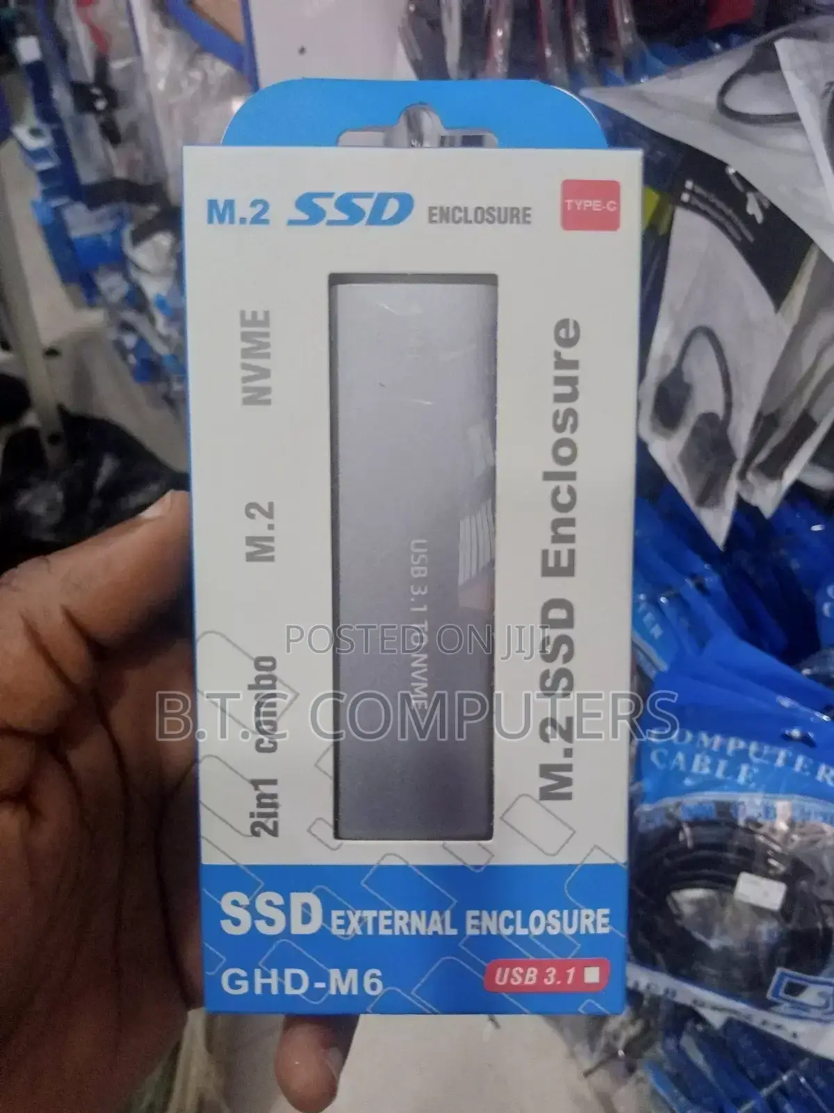 SSD External Case 2in1 M.2 and Mvme