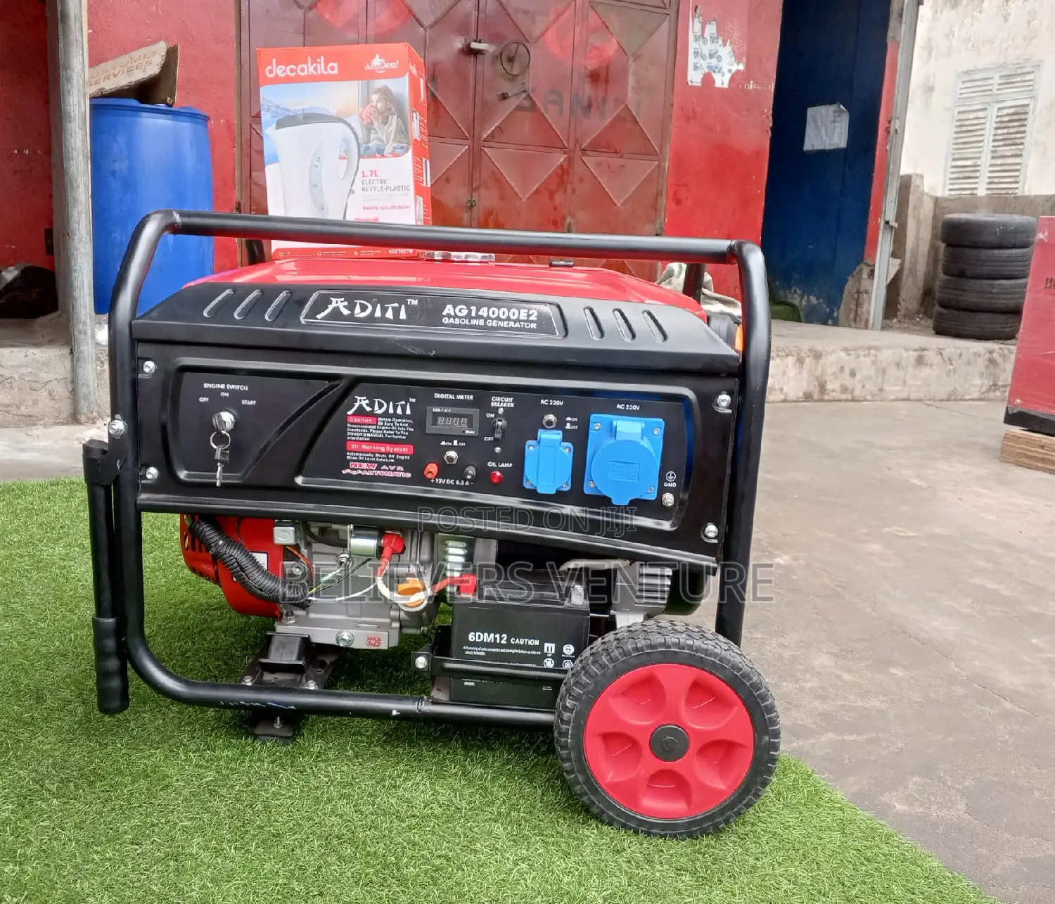 Aditi Geneset Keystart Silent Petrol 12kw 14000W Affordable