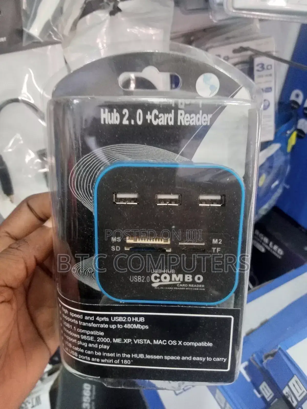 2.0 Hub With Card Reader