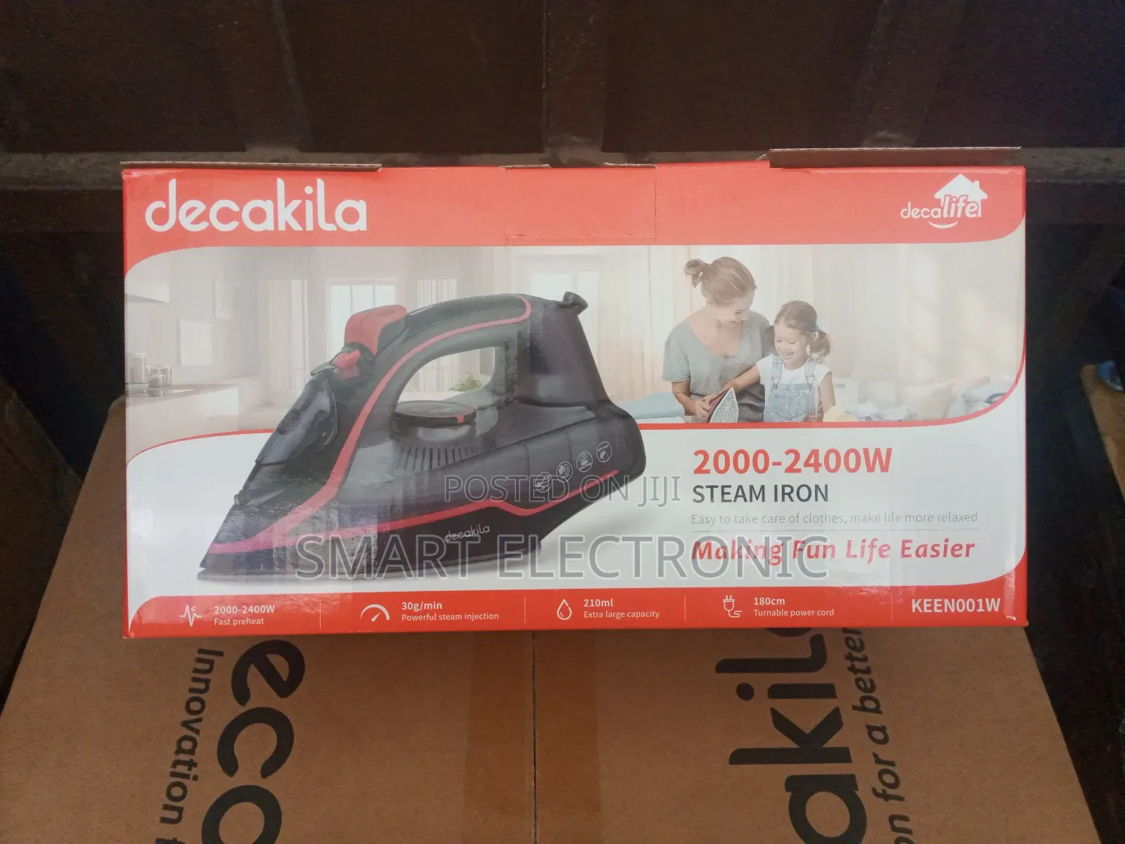 Quality and Affordable Brand New Decakila Steam Iron 2400W