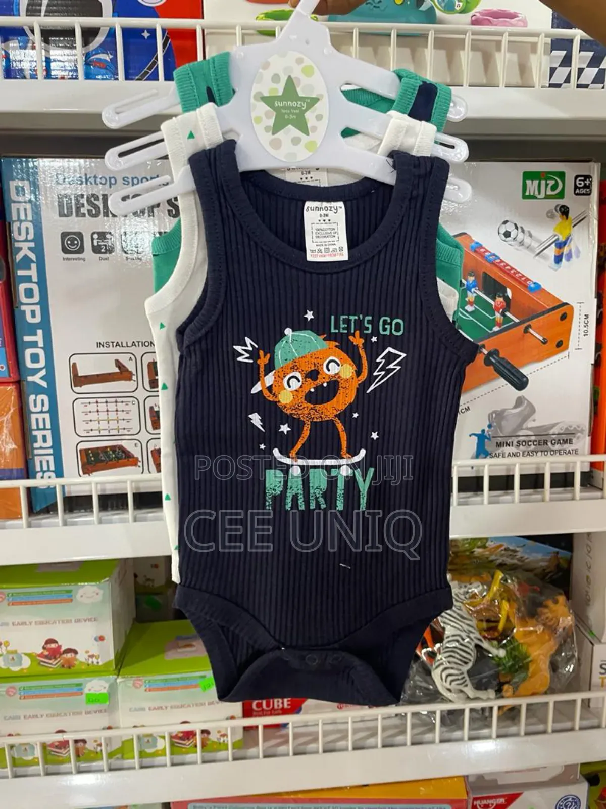 3 Pieces Sleeveless Bodysuit for Boys
