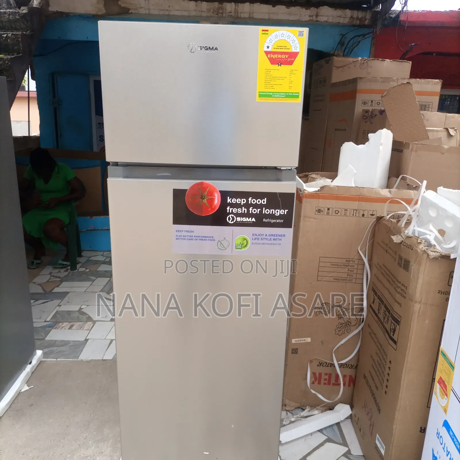 Sigma 210litres Top Freezer Refrigerator
