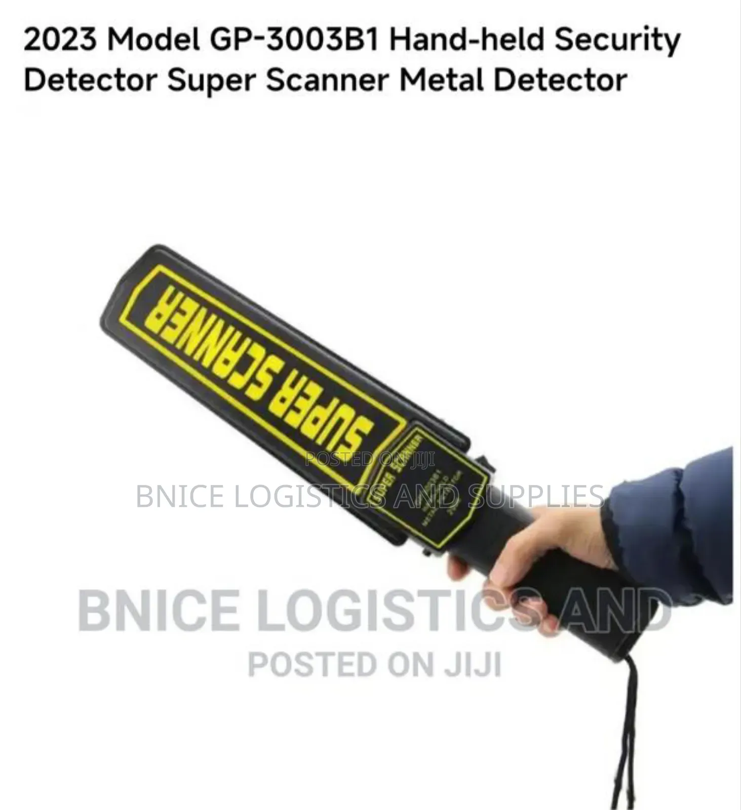 Rechargeable Metal Detector/ Scanner, Weapon Detector