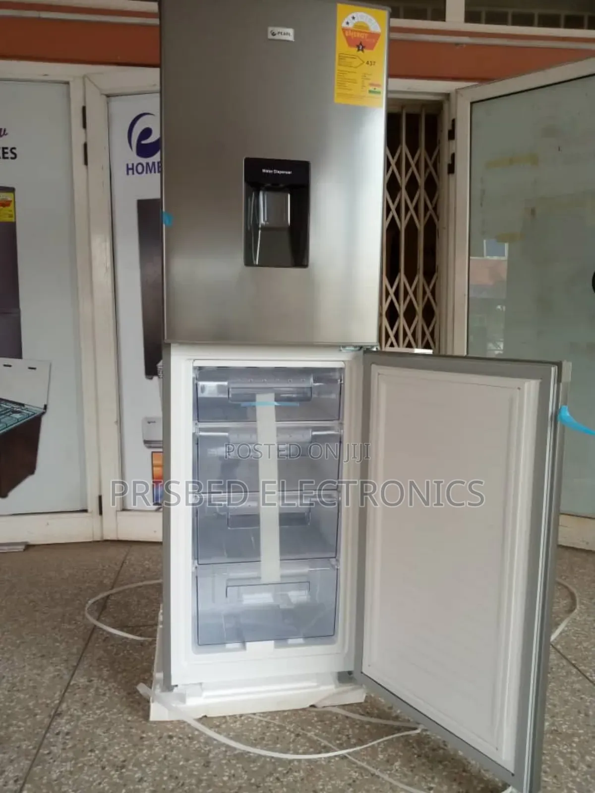 Pearl Double Door Fridge With Dispenser 246 Litres