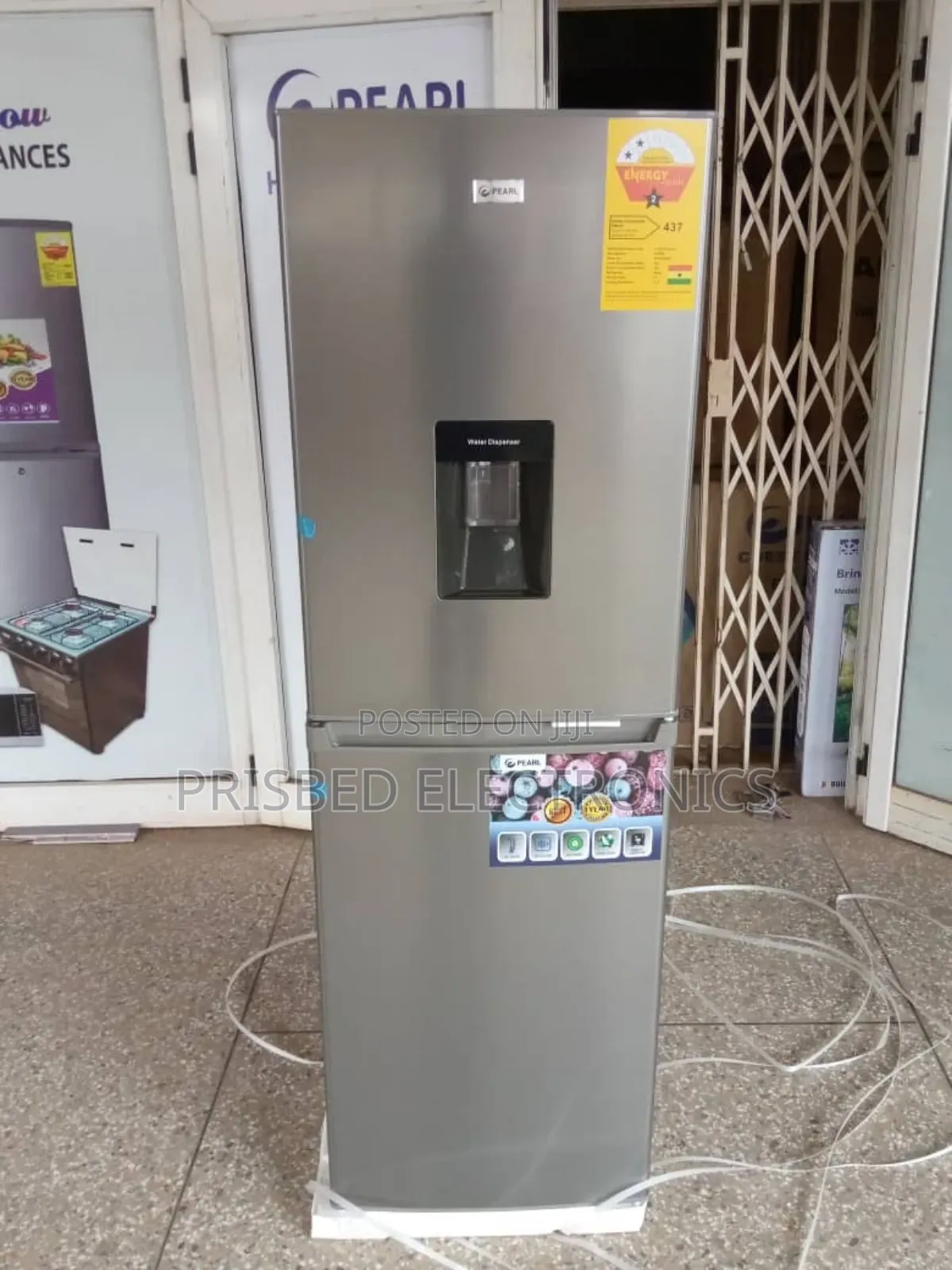 Pearl Double Door Fridge With Dispenser 246 Litres