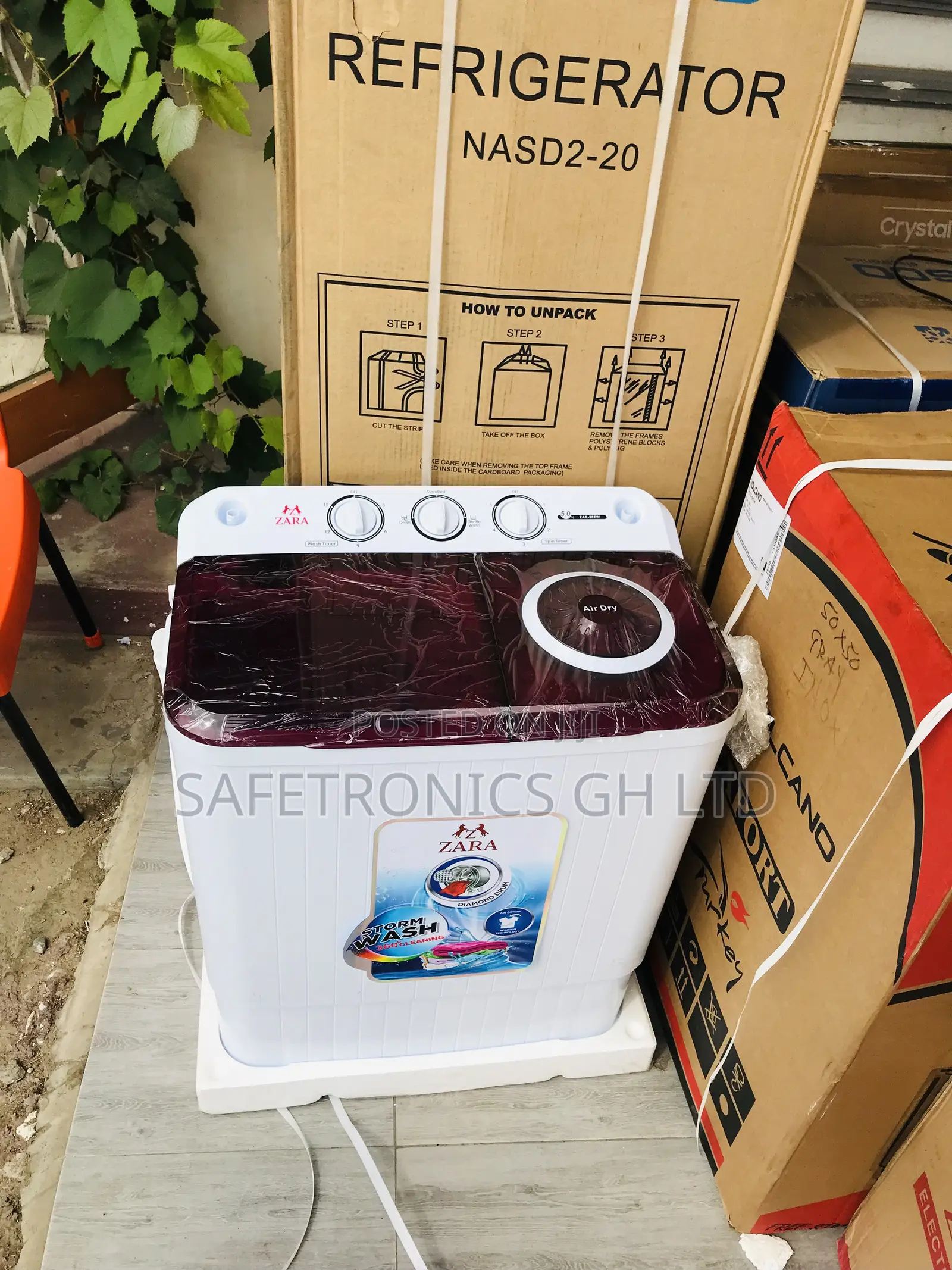  Twintub (White) Topload Semiautomatic Zara 5kg Washer 