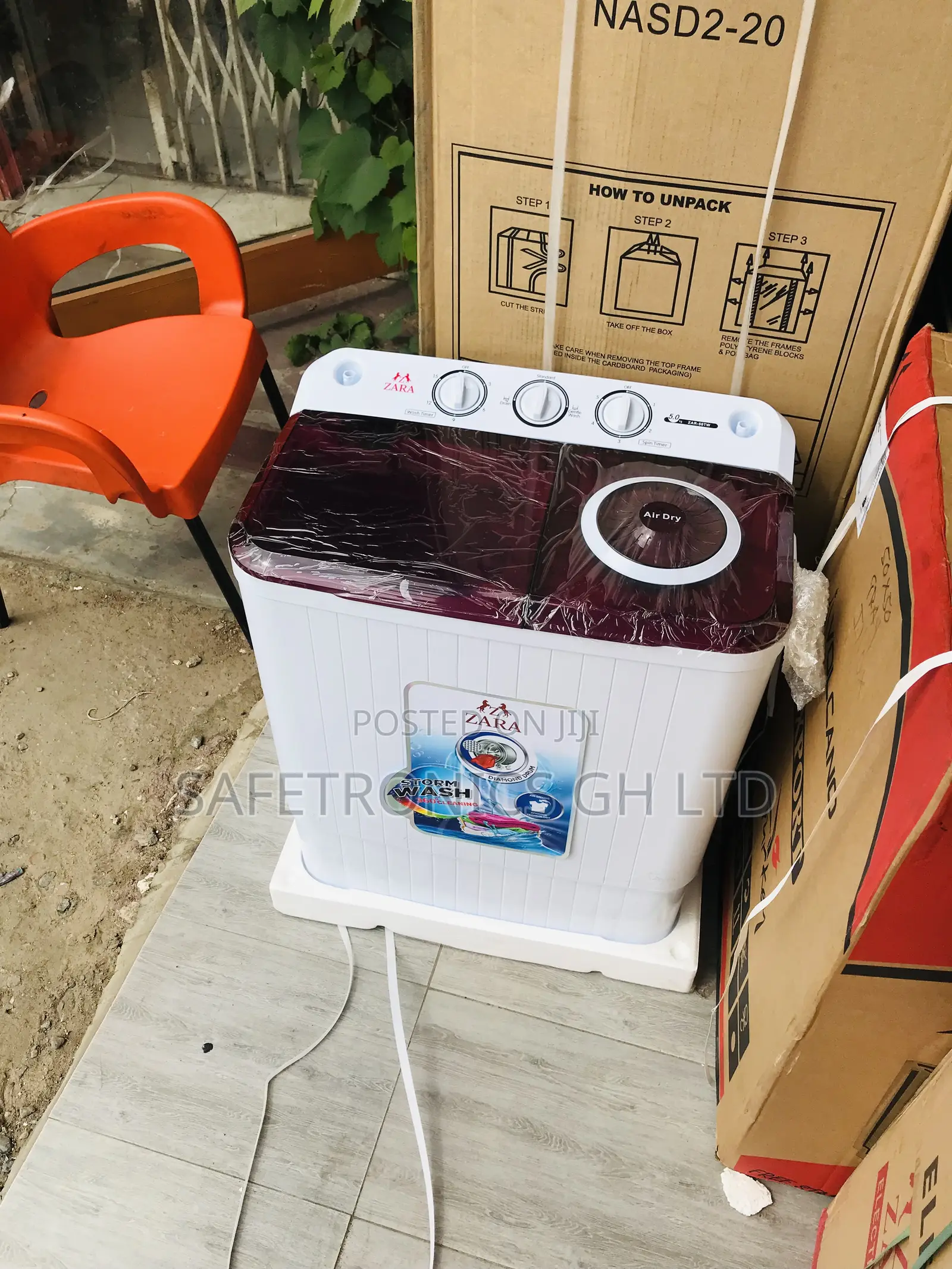Durable  Topload Zara 5kg Semiautomatic Washer 
