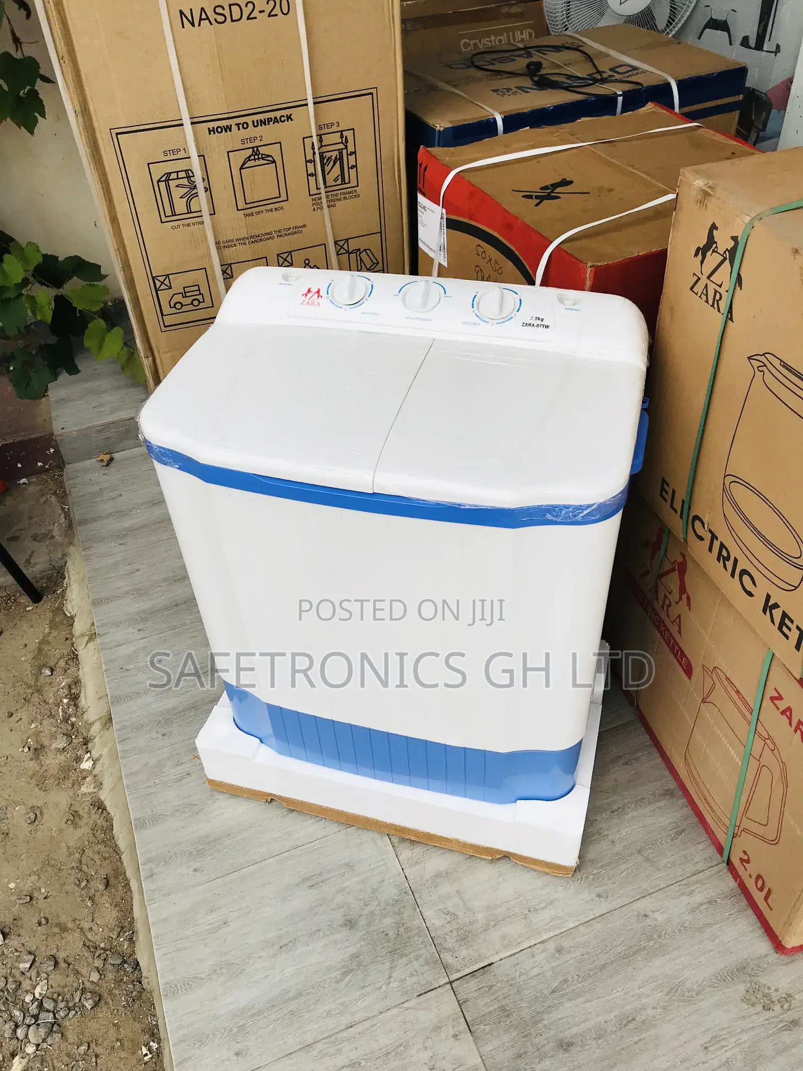 Nasco  (White) Reliable Topload Semiautomatic Washer 