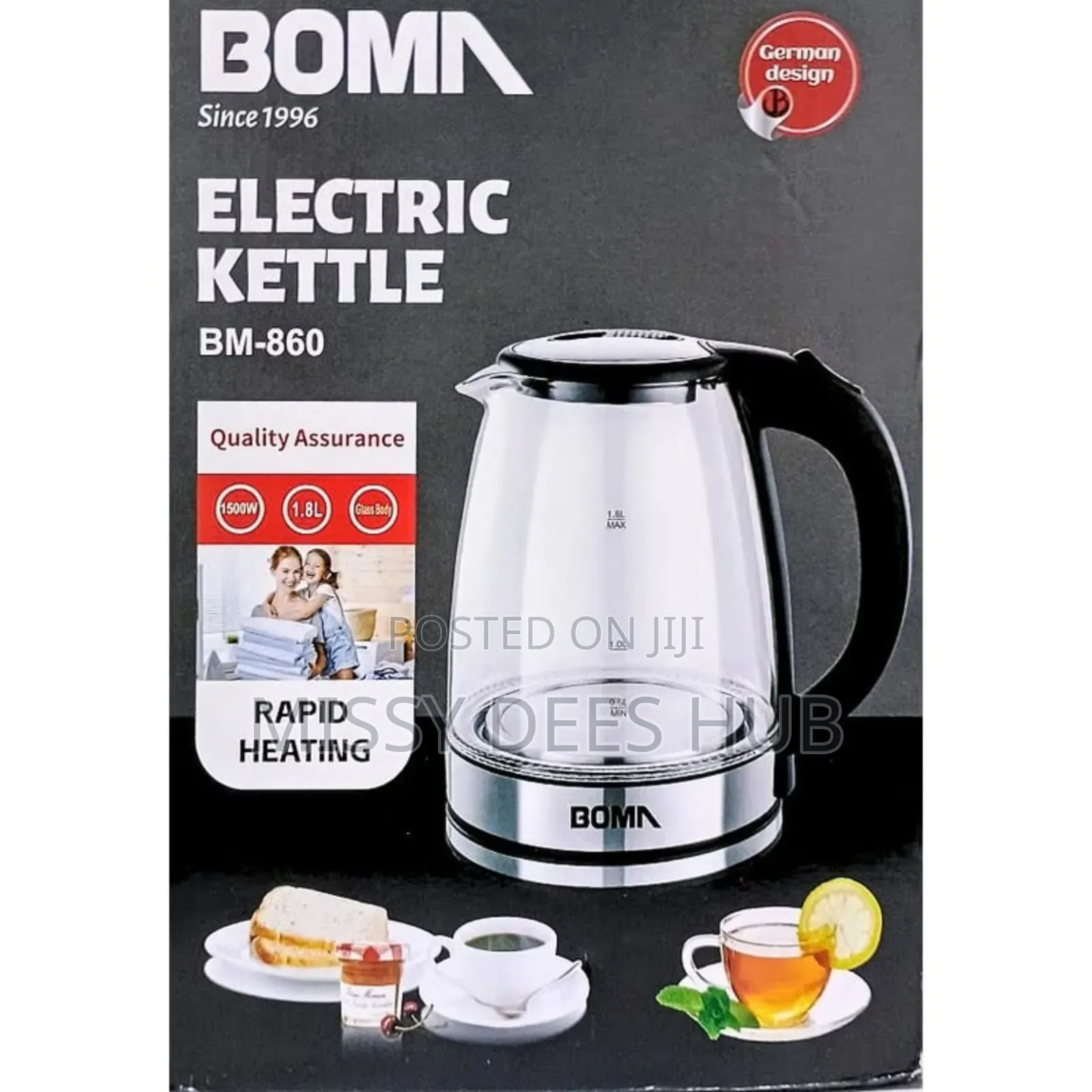 Boma Electric Glass Kettle