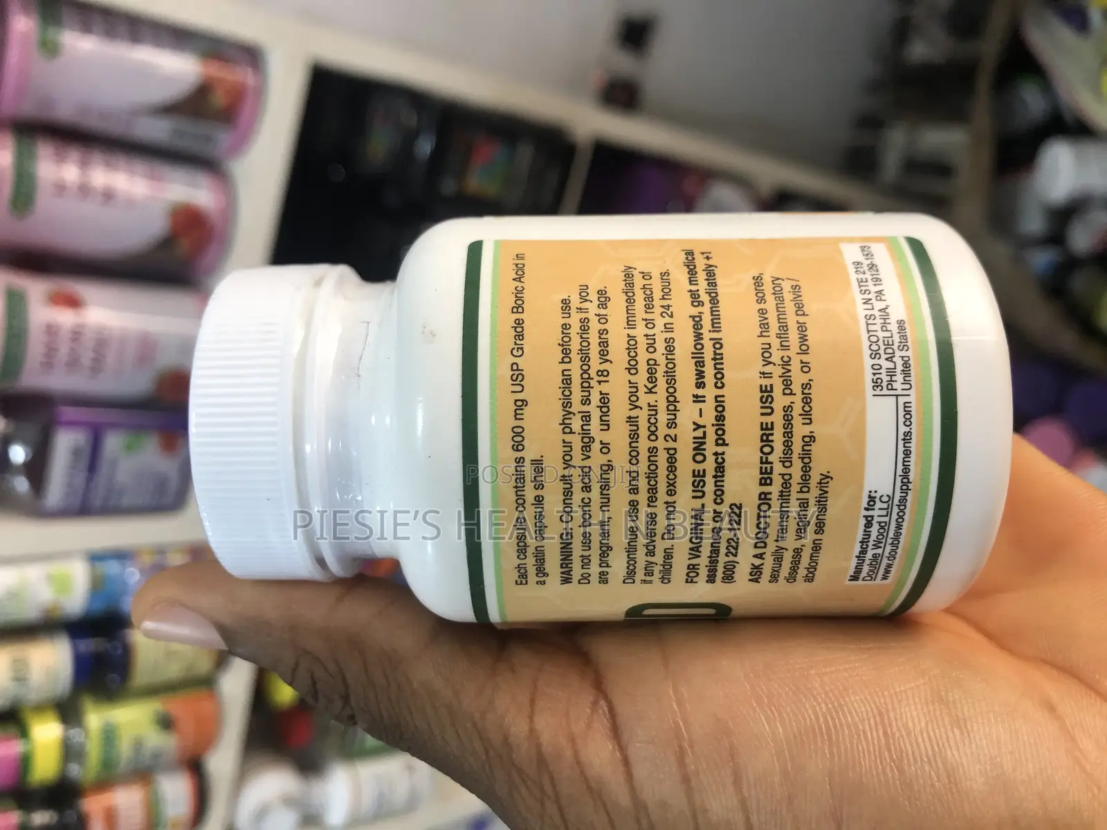 Boric Acid Vagina Suppository 600mg