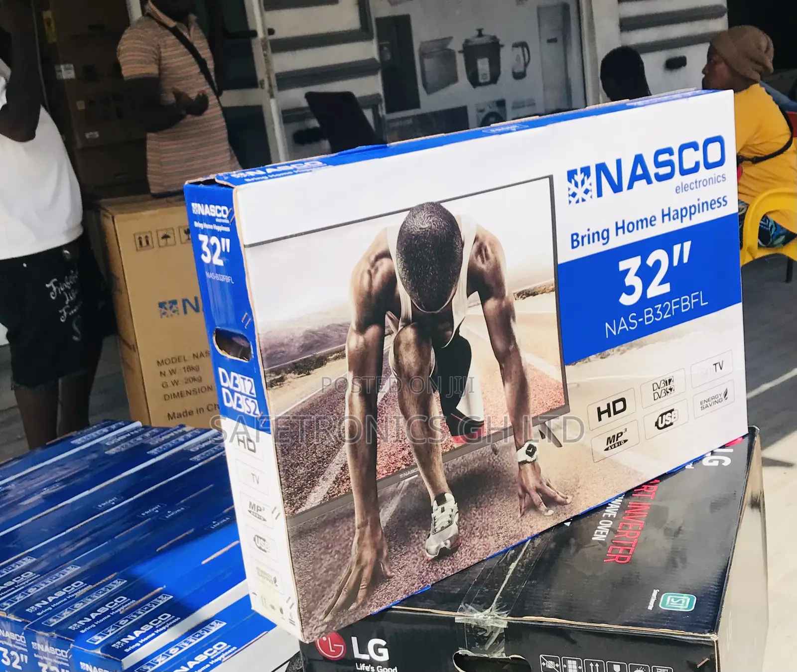 Sealed Reliable 32 Inch Digital Satellite Nasco Led Tv
