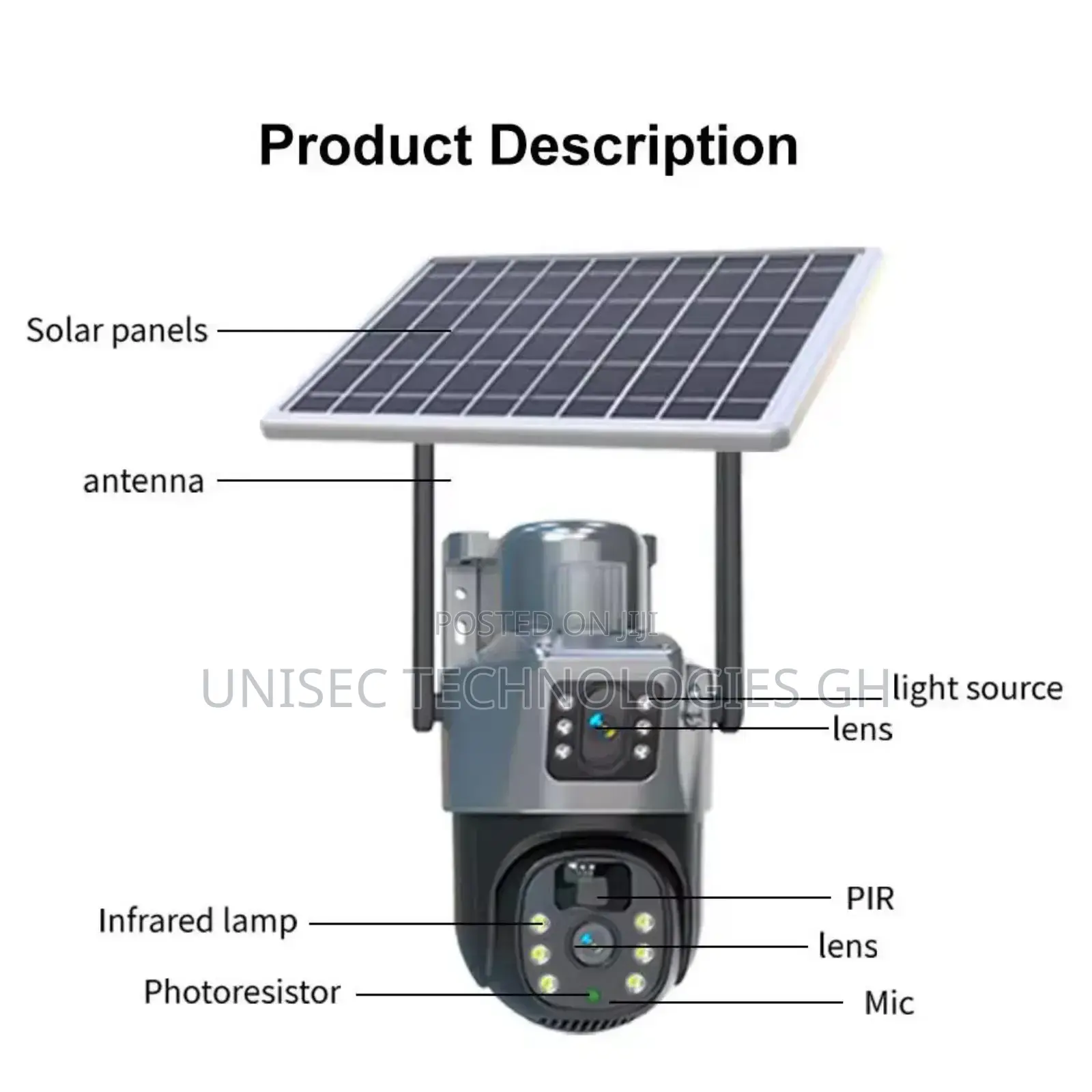 Dual Lens Solar PTZ Camera(All Networks)