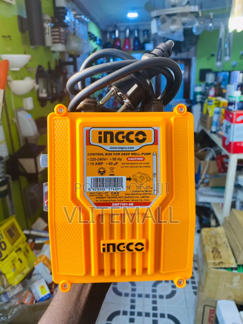 Ingco Control Box 0.75kw/1hp (Dwp7501-Sb)