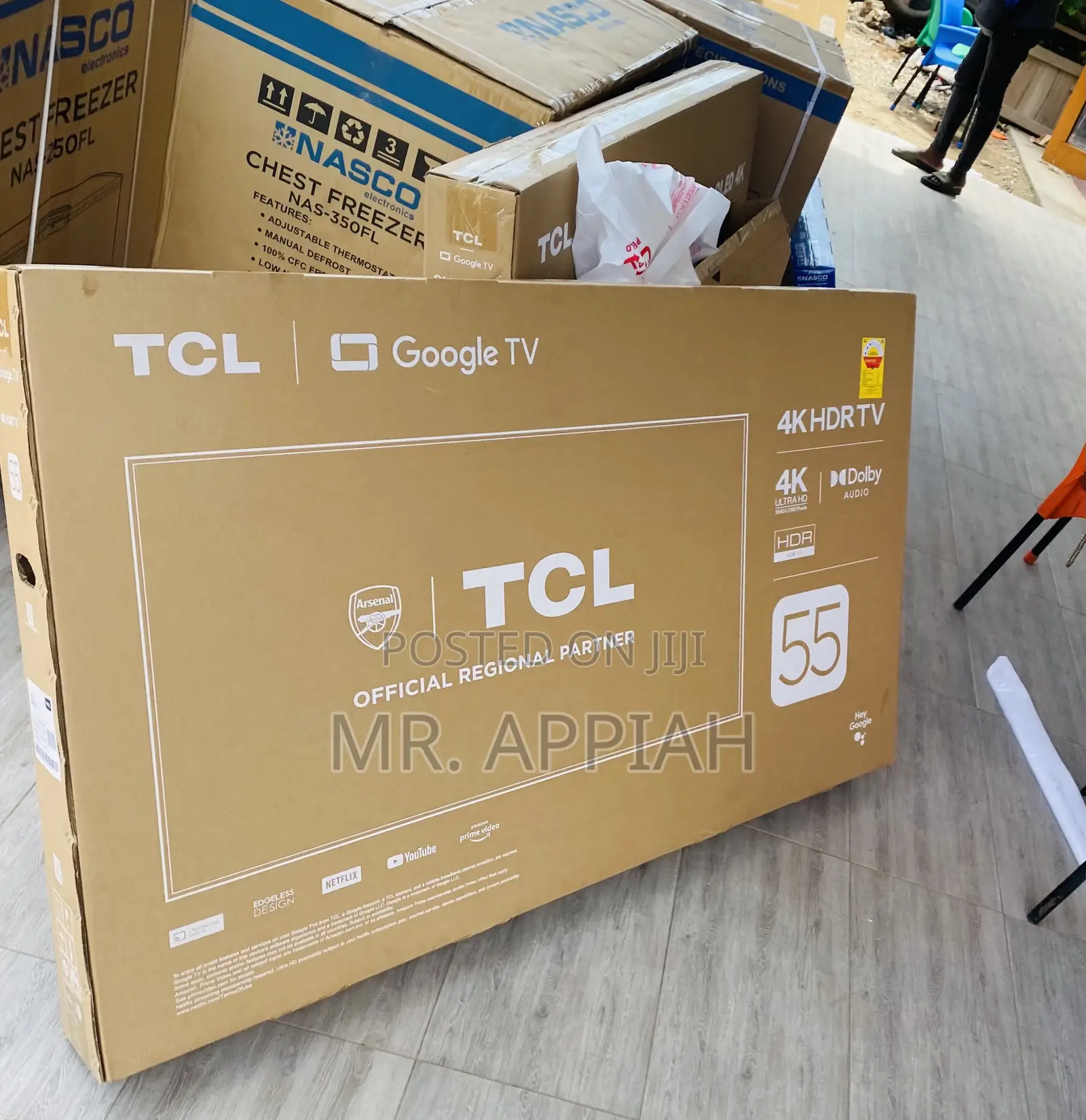 TCL 55p635 (55”) Bezel-Less Series Ultra Hd Smart Tv