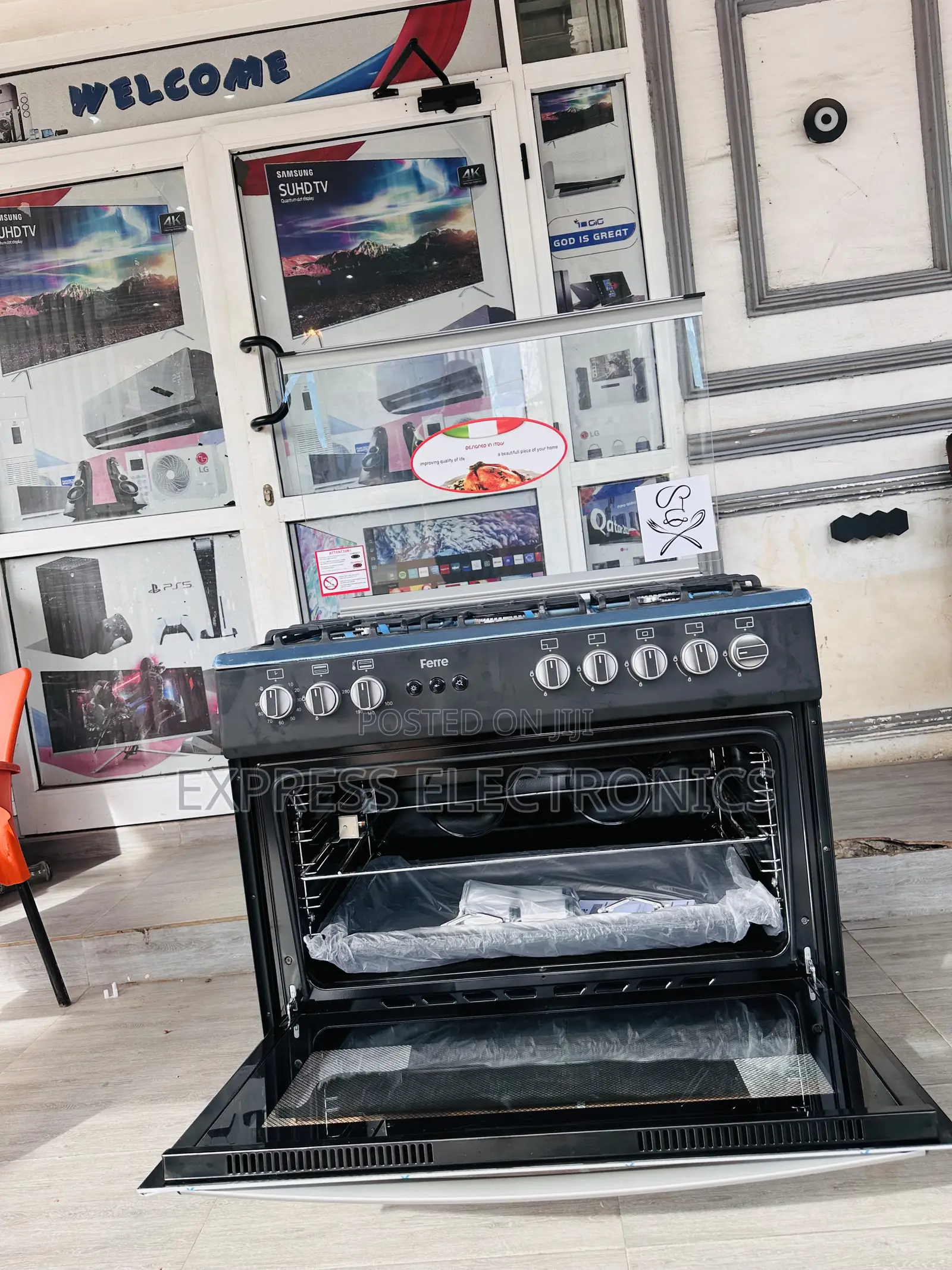Call and Purchase 60/90 5burner Oven Ferre Black.