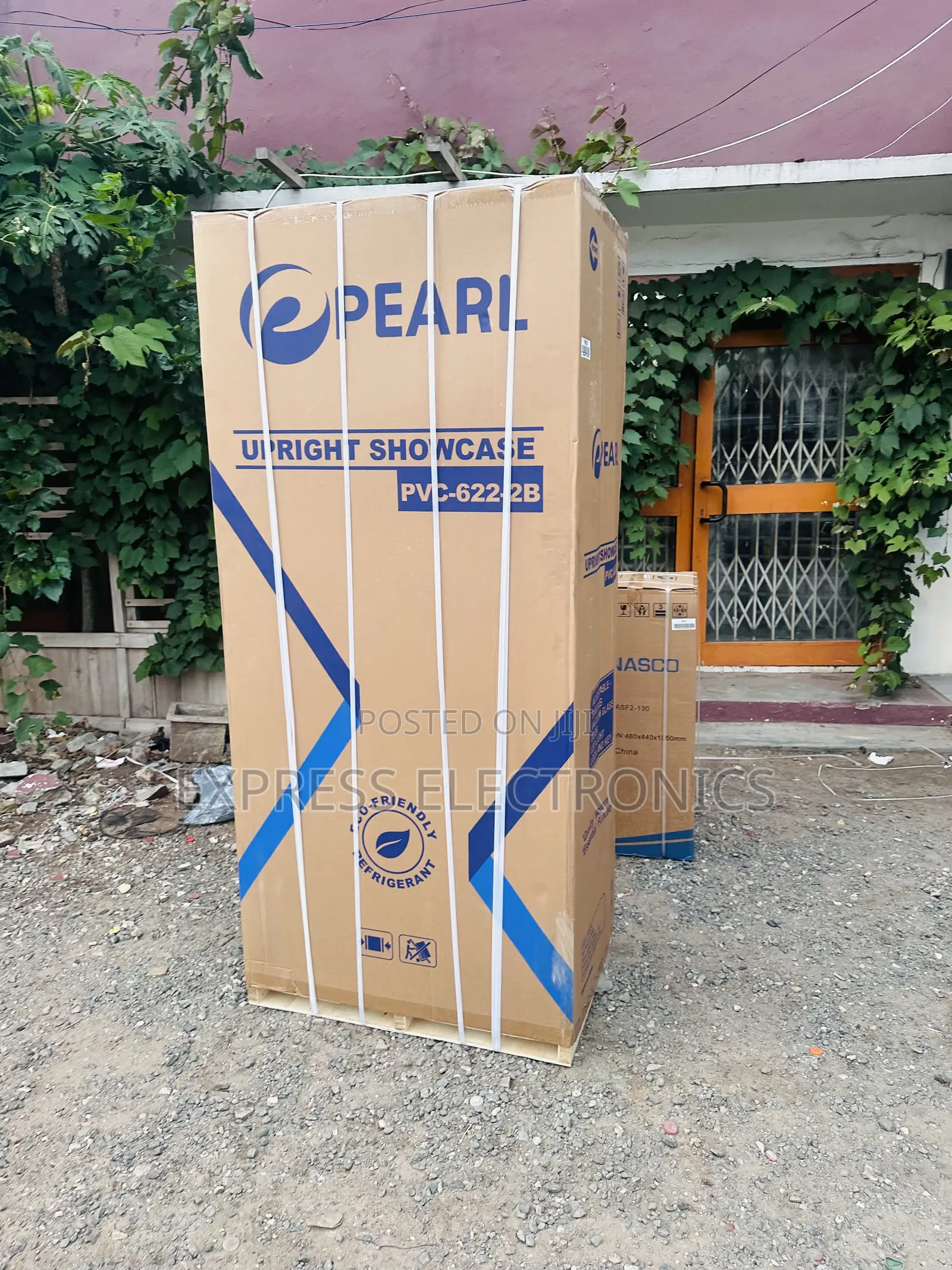 Get a New Display Fridge Pearl PVC-622-2b Double Door 500L.
