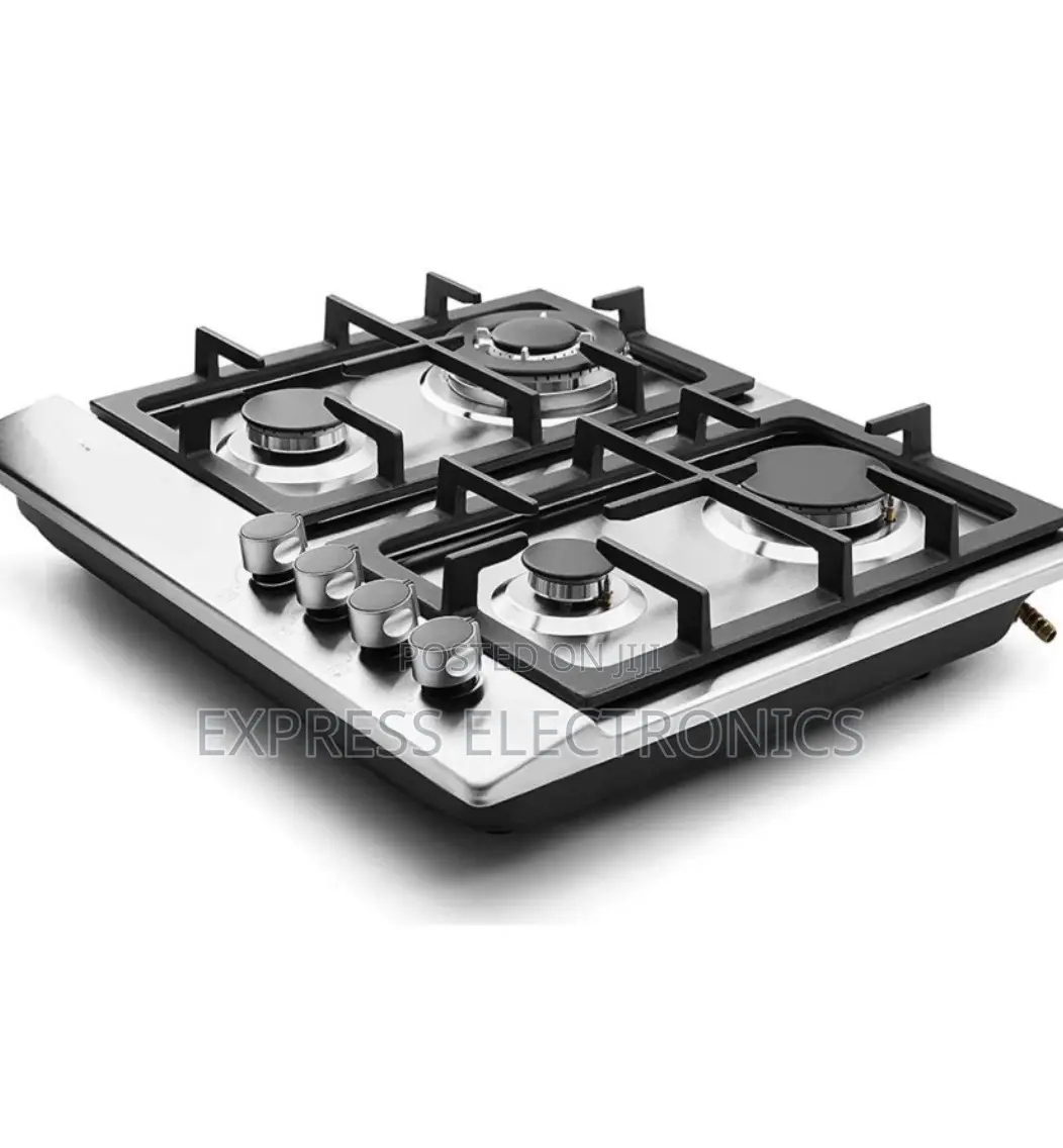 Fabulous Stainless Steel Hob 4burner 60g40me Midea Grey