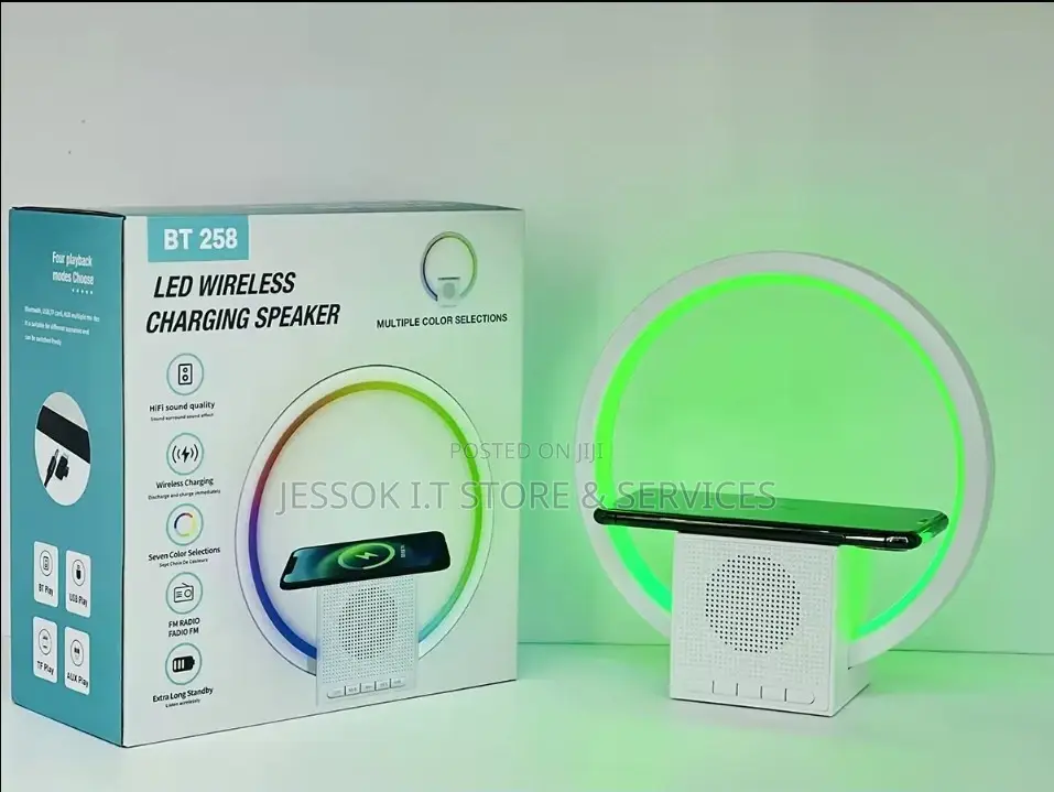 Led Wireless Charging Speaker BT 256