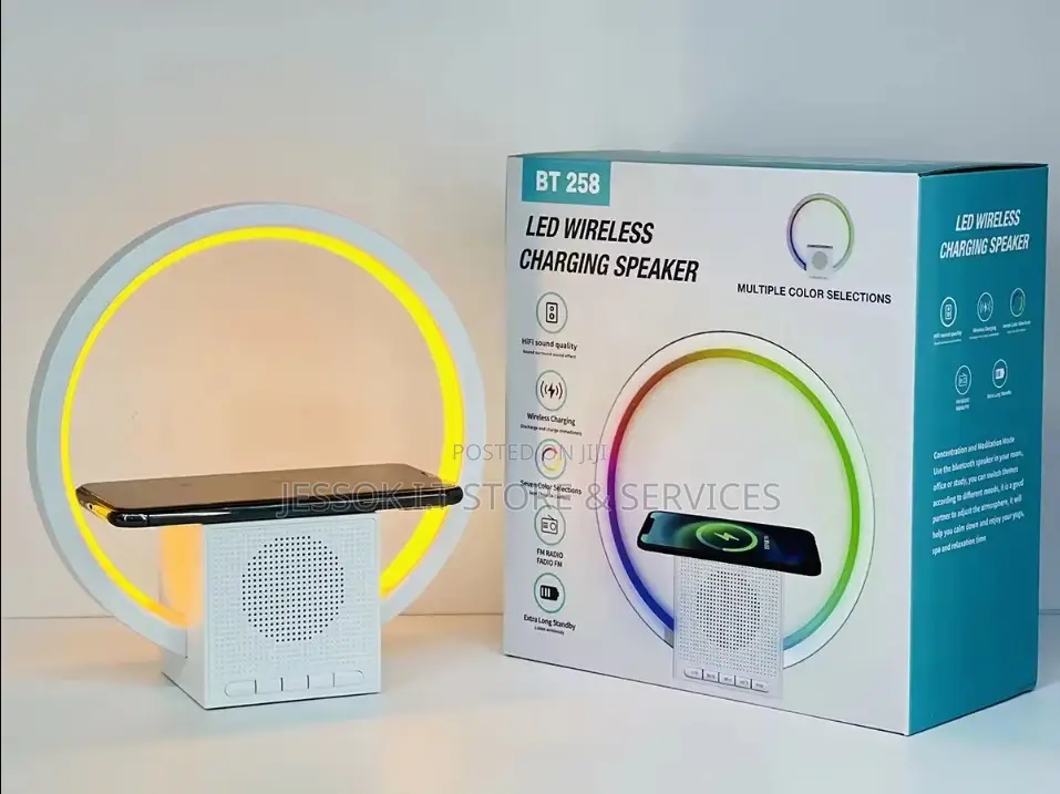 Led Wireless Charging Speaker BT 256