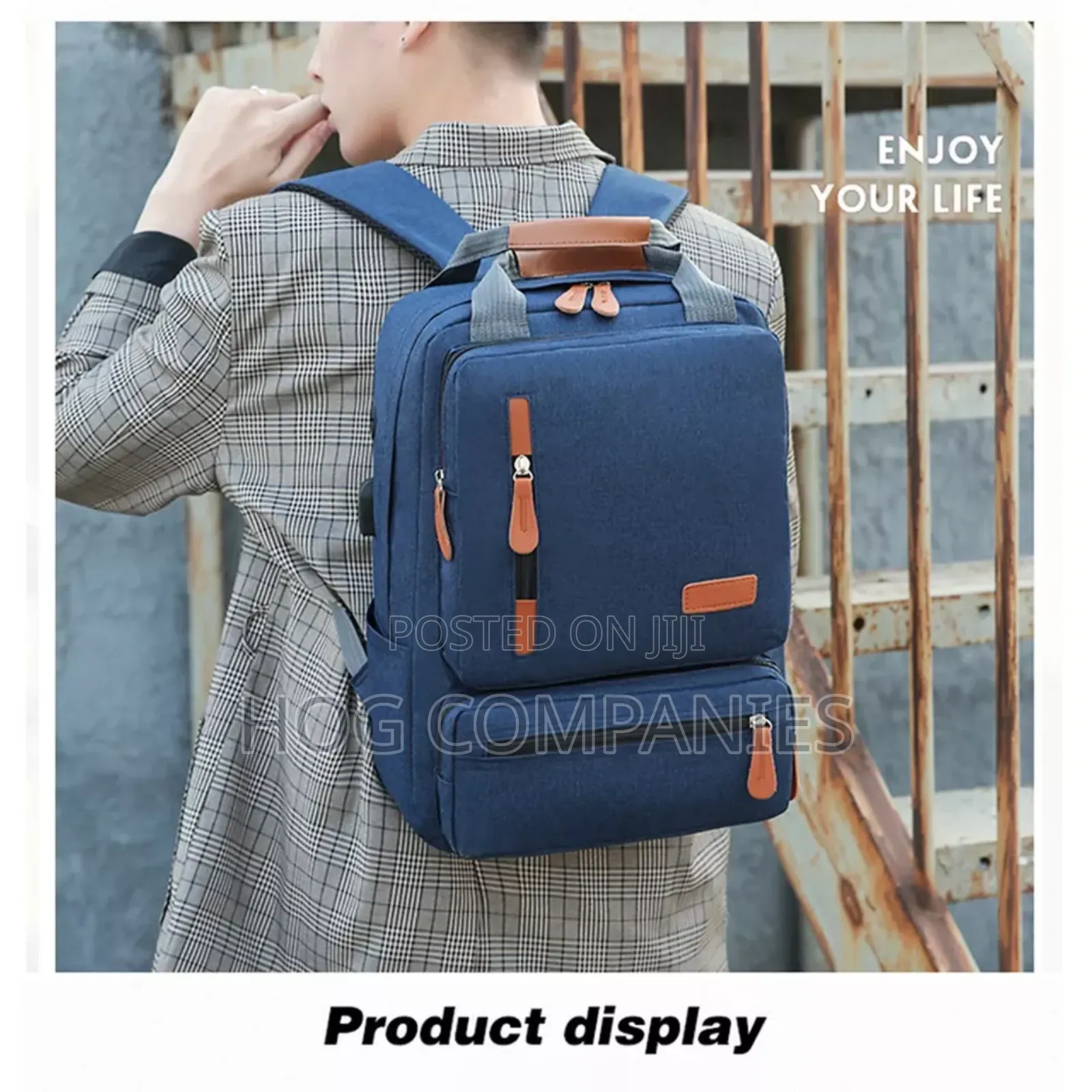 3pcs Waterproof Laptop Backpack Travel/School Bag With Usb