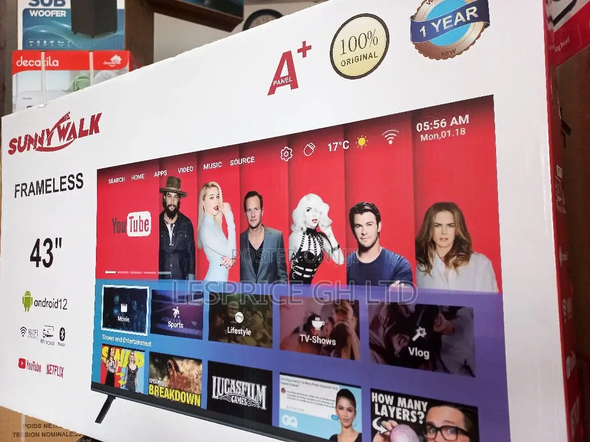 Clear Images ~Sunny Walk 43” Android FHD TV