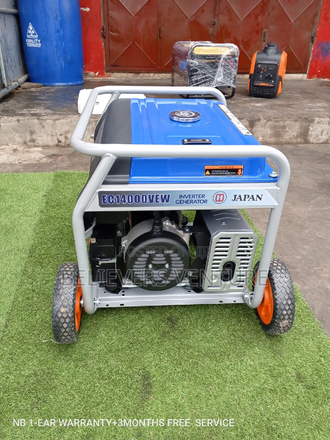 Powerful Ecoolmax Geneset Silent Petrol 16000W Generator