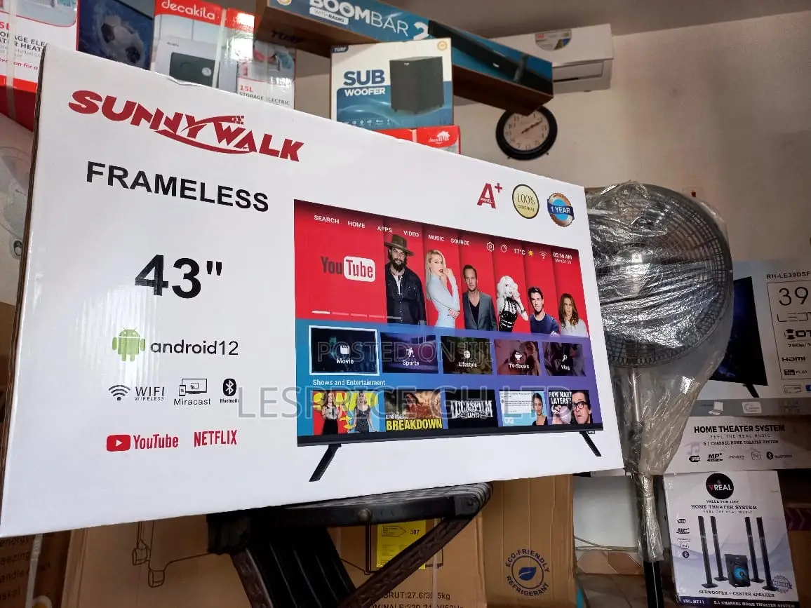 The Best~Sunny Walk 43” Android Smart Tv