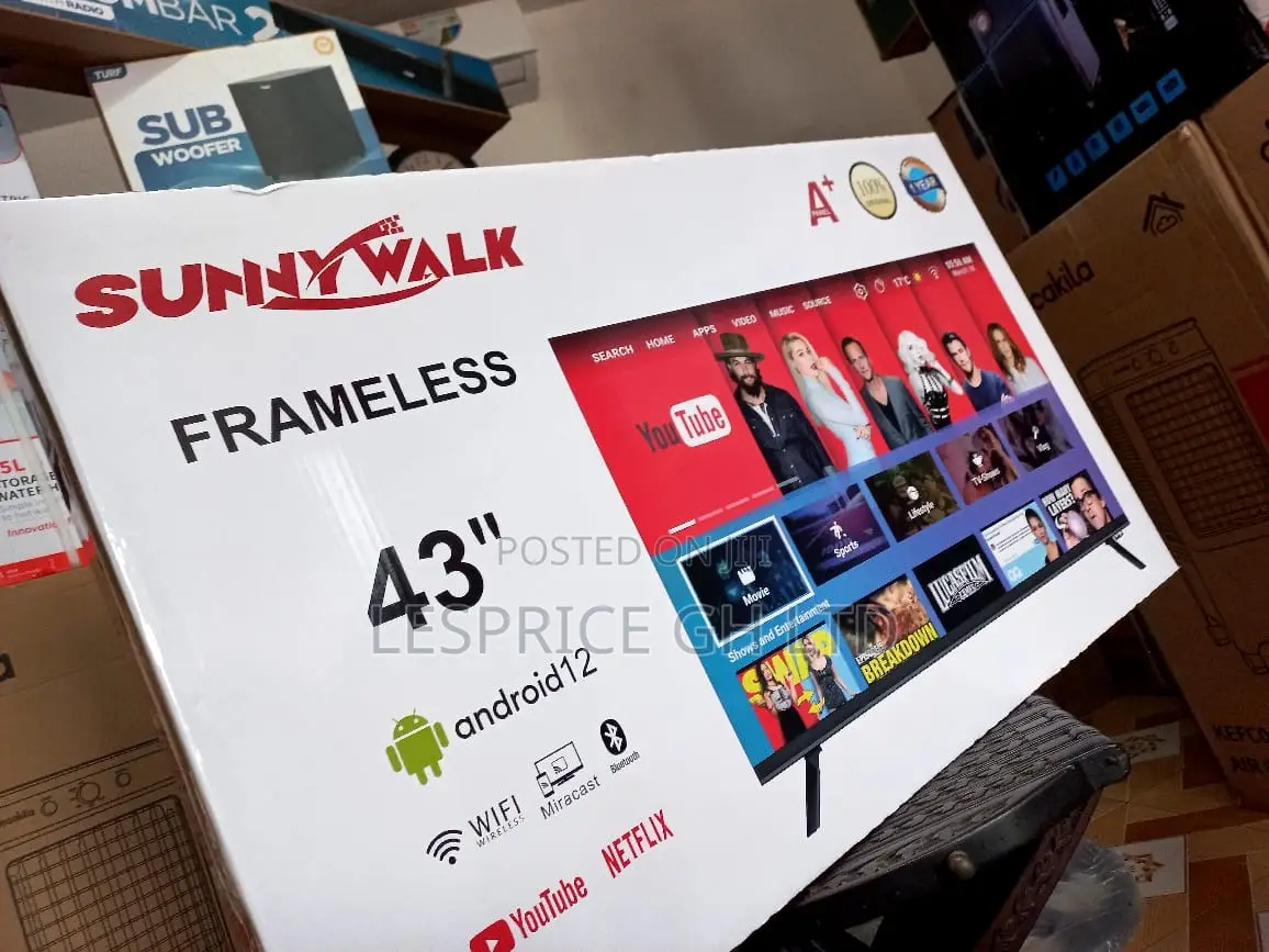 Sunny Walk 43” Android Smart High Quality Tv