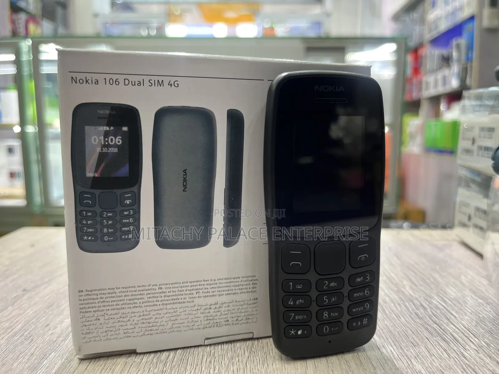 New Nokia 106 Black