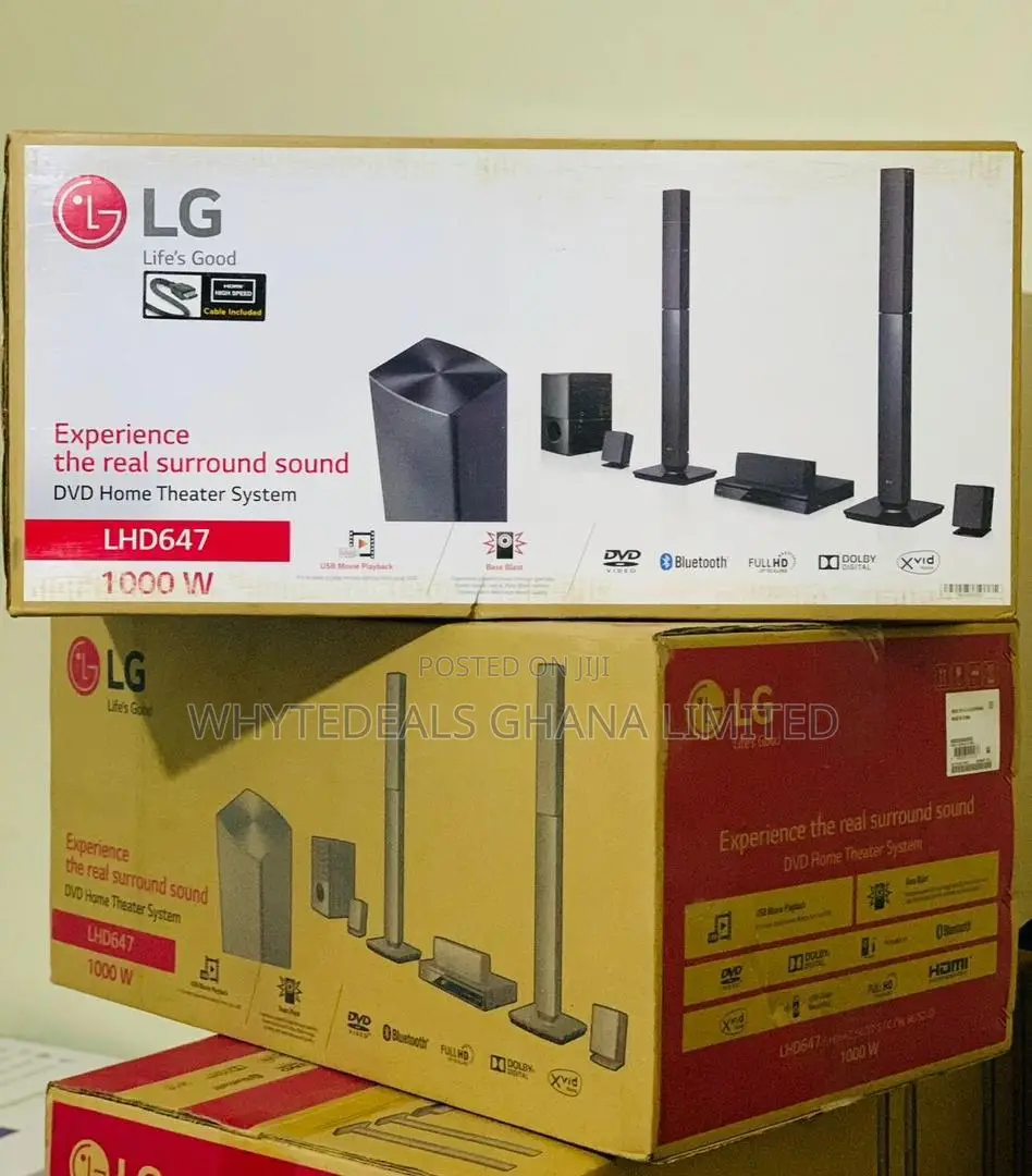 LG Home Theater LHD647 1000watts Bluetooth Usb Hdmi- 2024