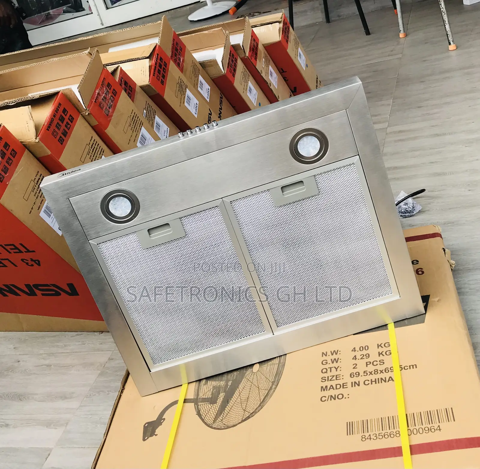 Sealed T-Shape 60m21 Midea 60cm Range Hood 
