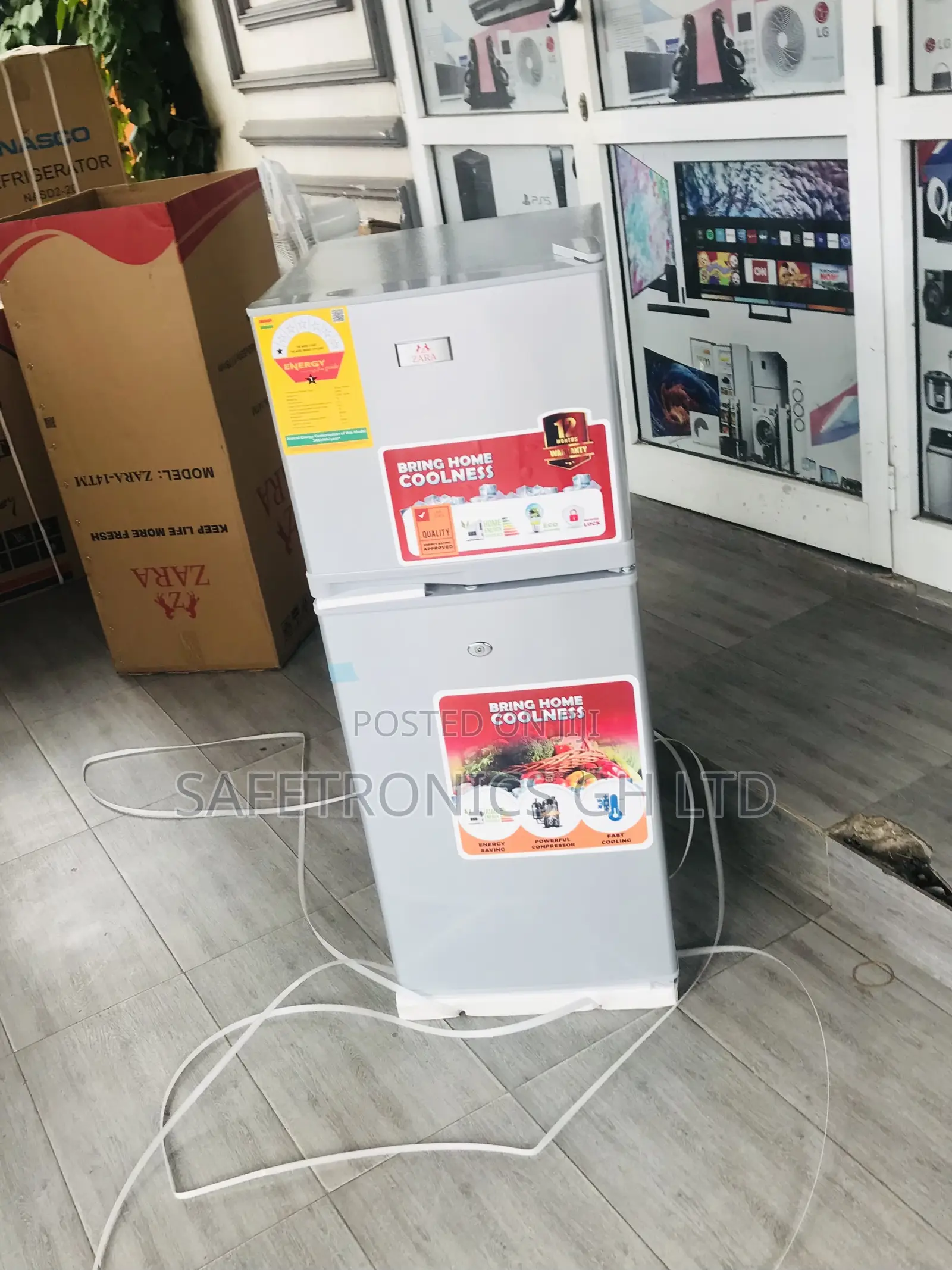 Available Zara-14tm (Gray) Doubledoor Topfreezer 