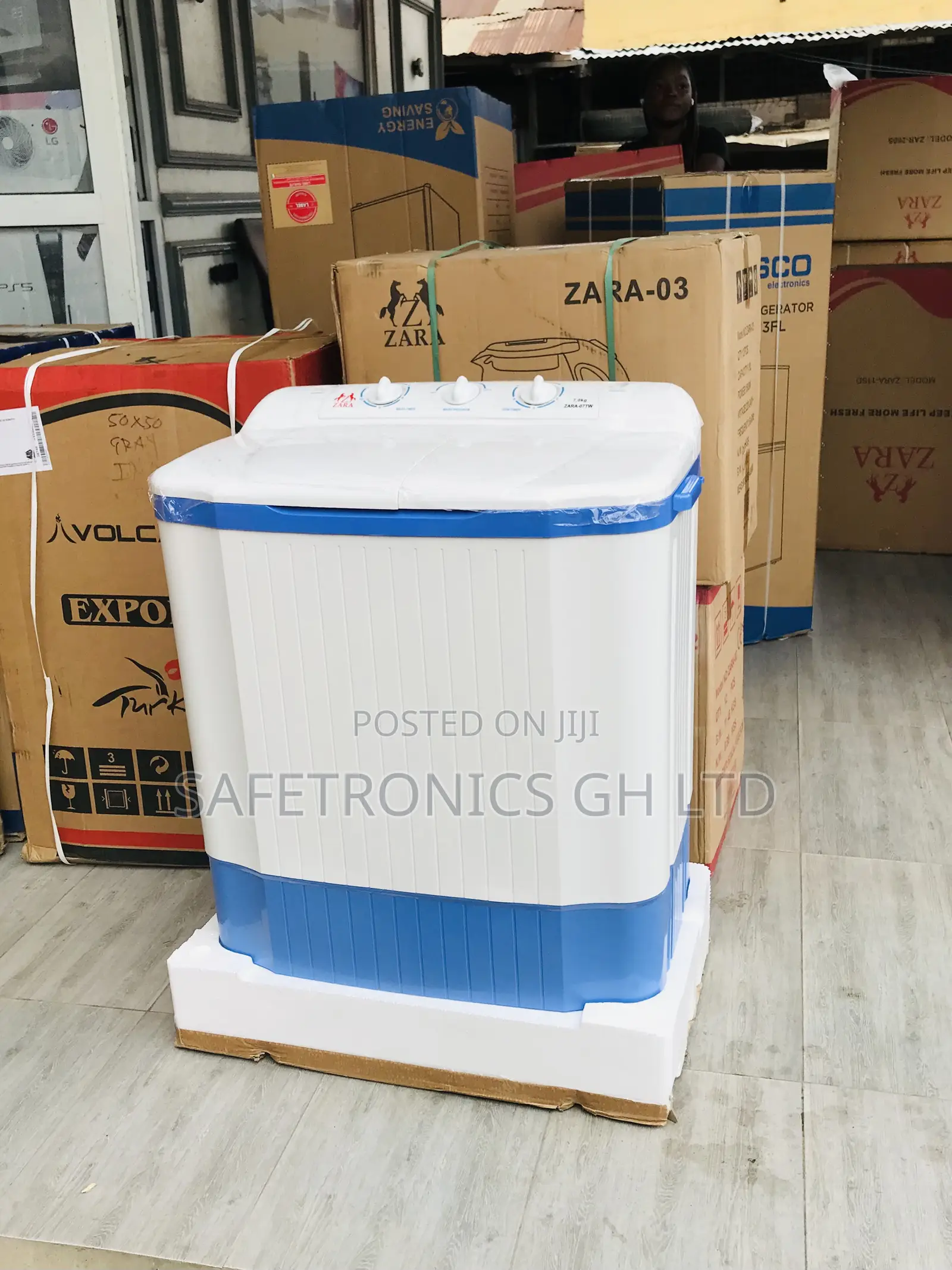 Adjustable Semiautomatic 7kg Zara Topload Washingmachine 